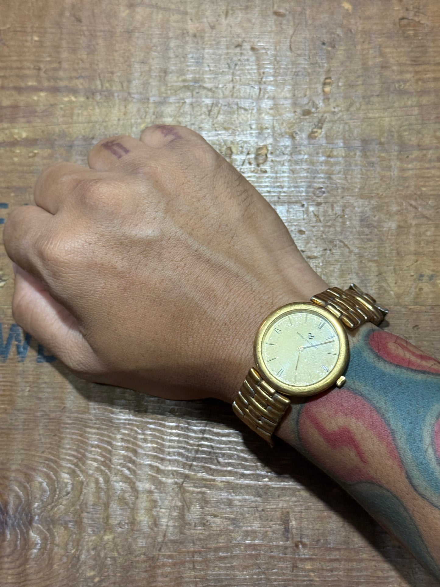 Vintage Mario Valentino Gold Tone Watch