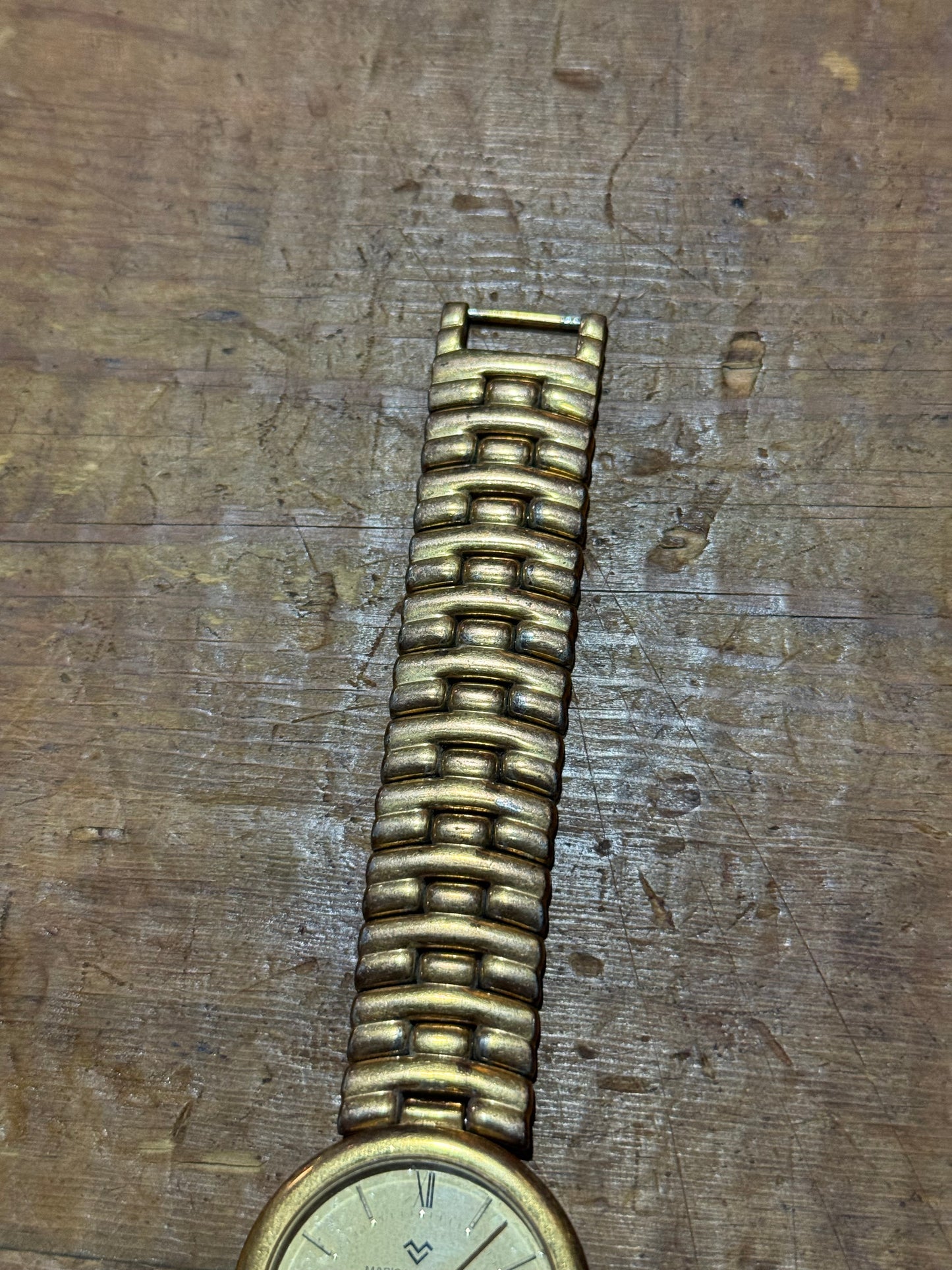 Vintage Mario Valentino Gold Tone Watch