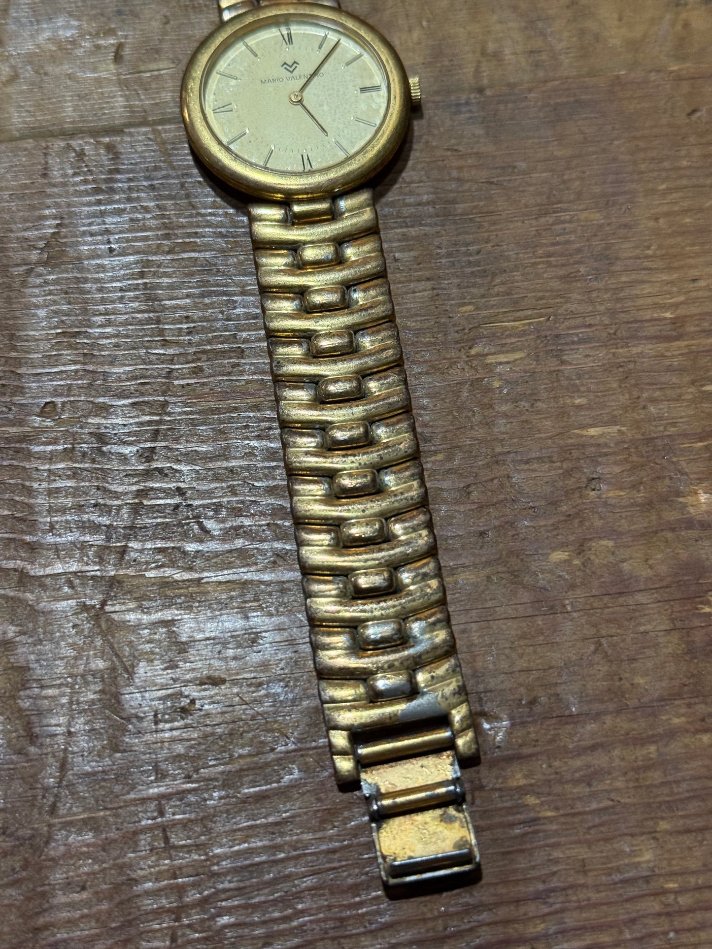 Vintage Mario Valentino Gold Tone Watch