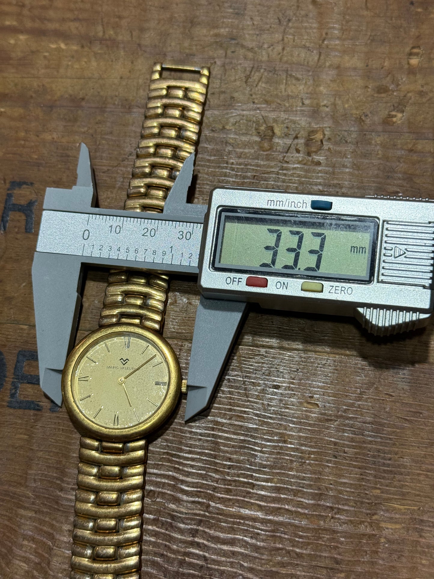 Vintage Mario Valentino Gold Tone Watch