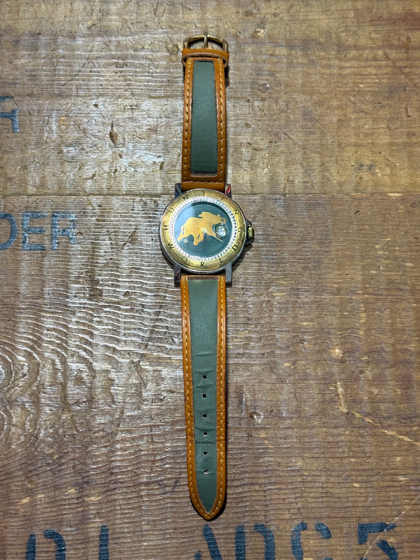 Vintage Hunting World Safari Watch