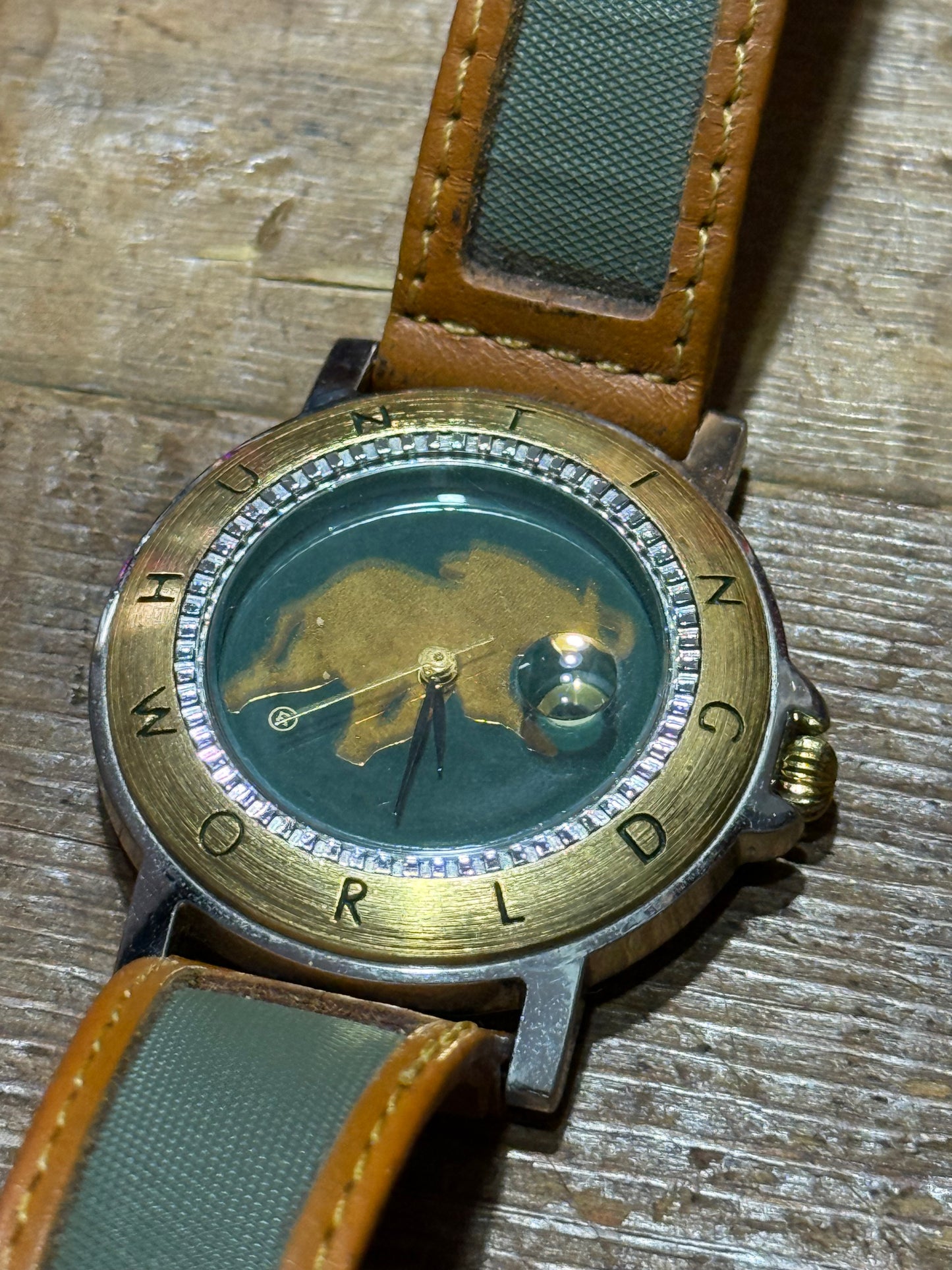 Vintage Hunting World Safari Watch