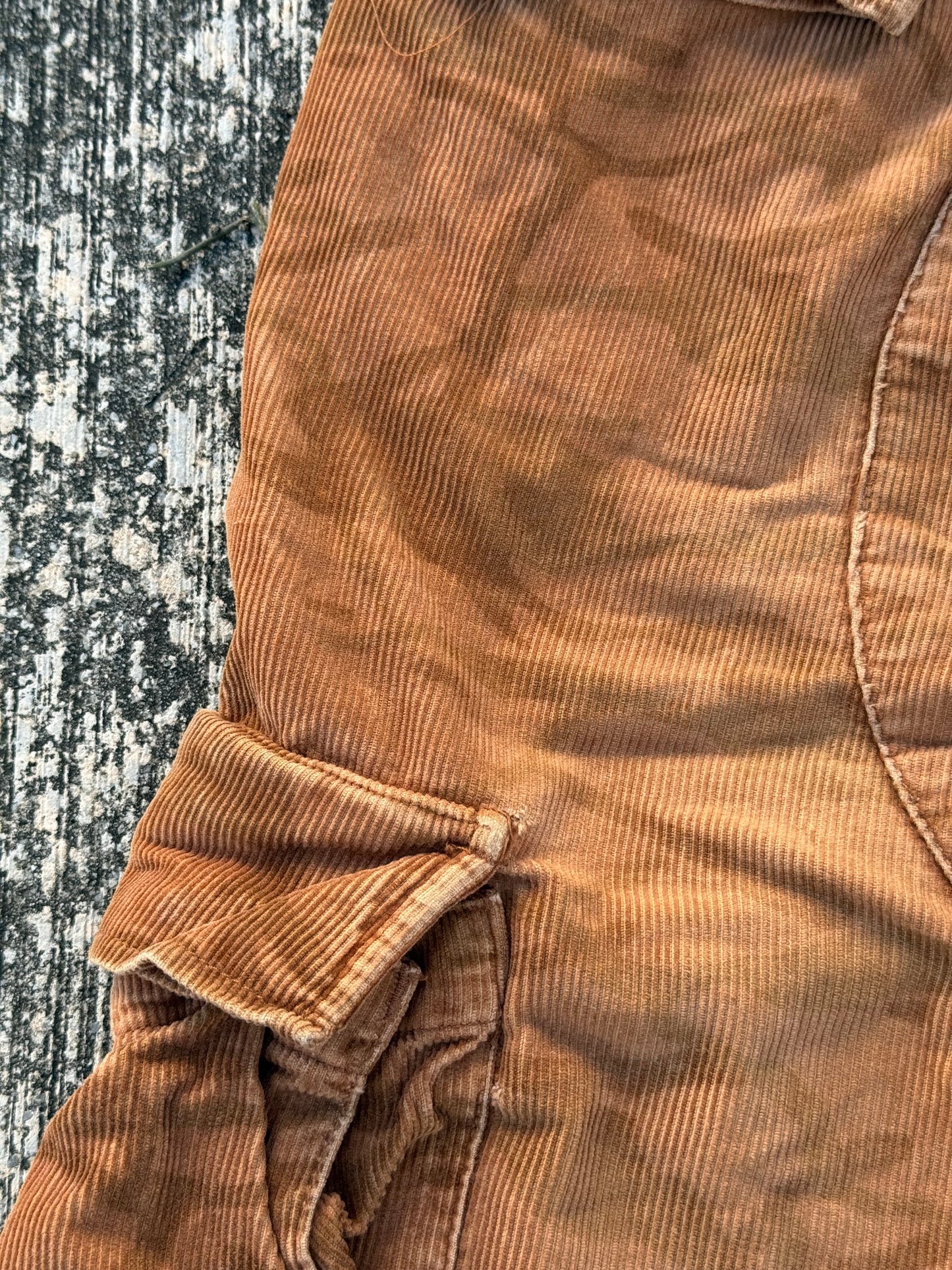 Y2K Stüssy Brown Corduroy Cargo Pants