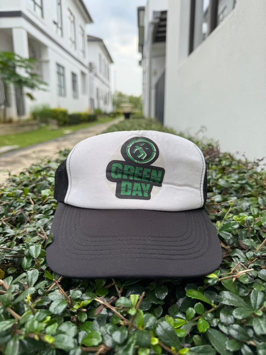 Vintage Green Day Trucker Cap
