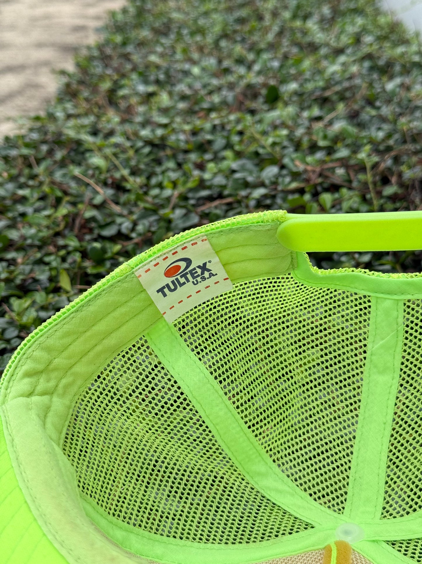 Vintage The Prodigy Band Neon Green Trucker Cap