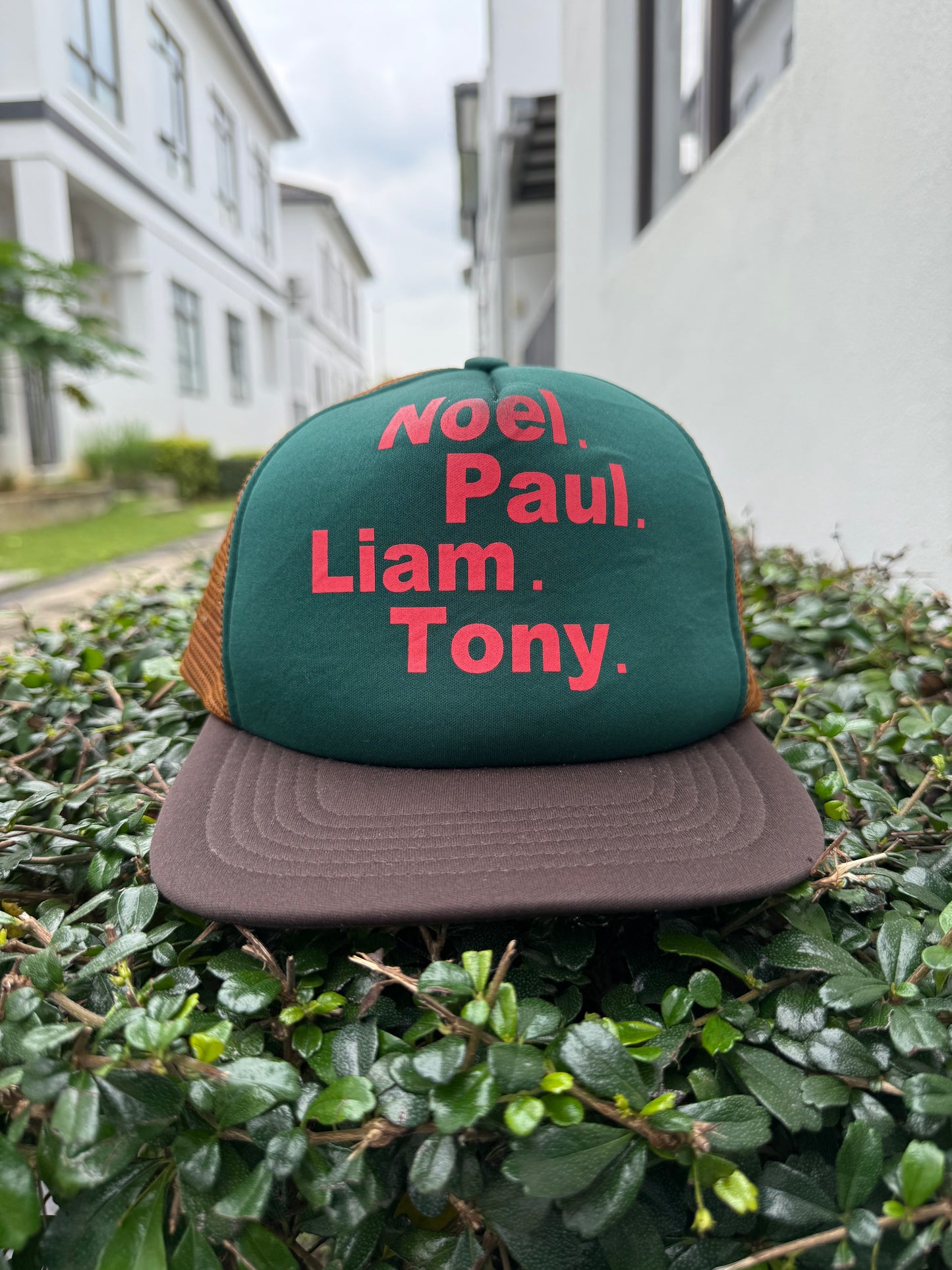 Oasis Tribute “Noel. Paul. Liam. Tony.” Trucker Cap