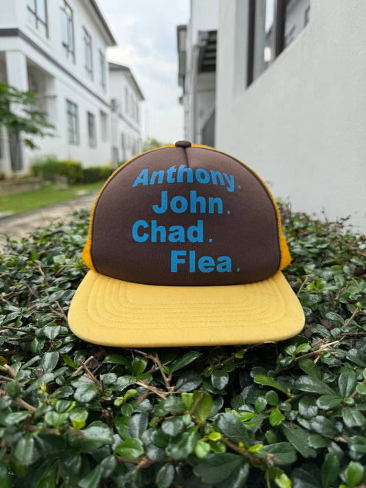 RHCP Tribute “Anthony. John. Chad. Flea.” Trucker Cap