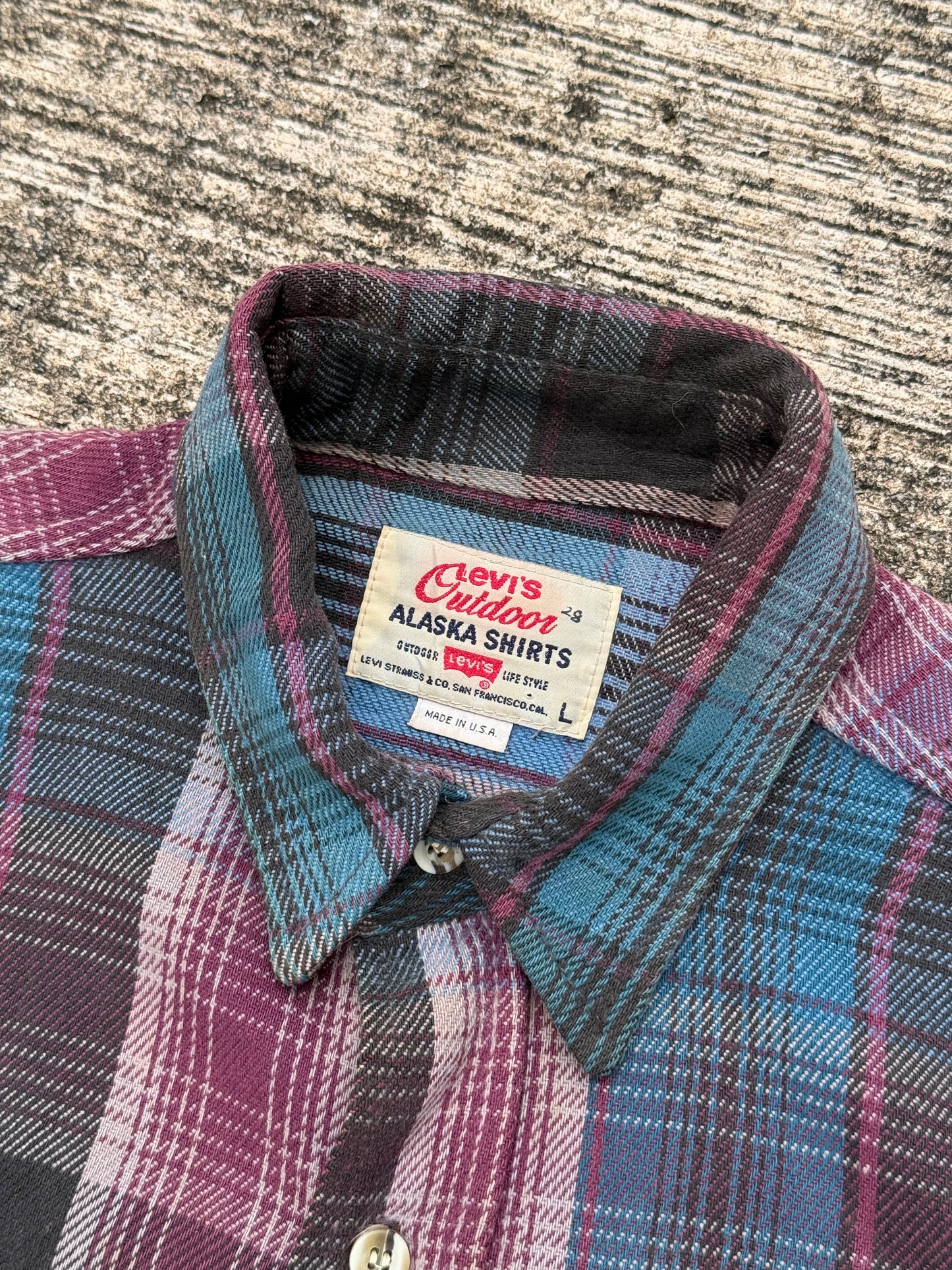 Vintage Levi’s Outdoor Alaska Flannel Shirt Made in USA