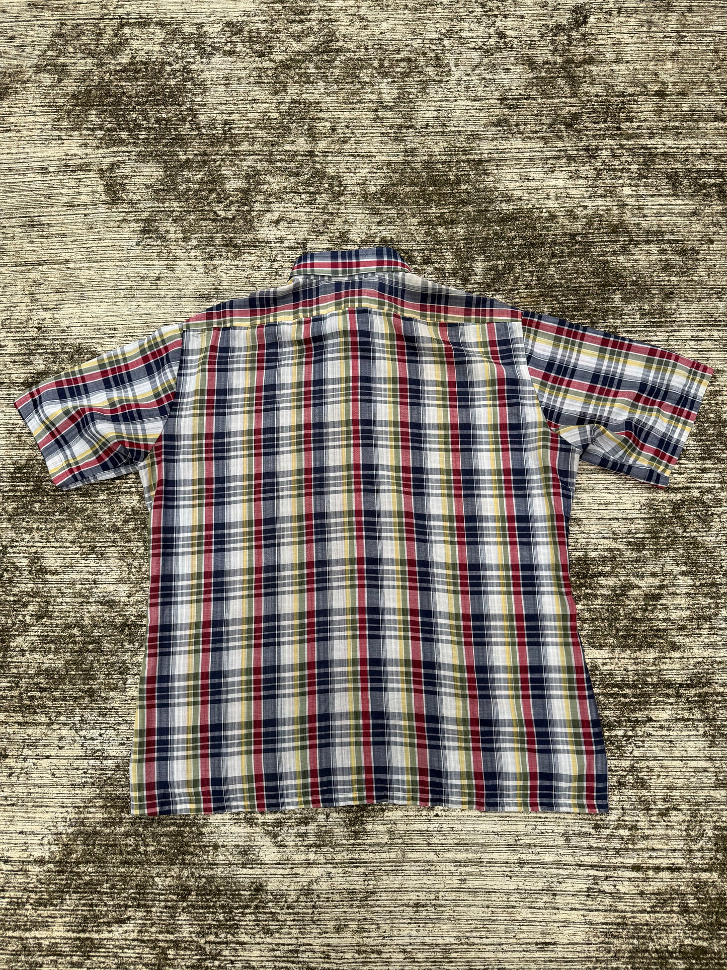 Vintage Kingsport Plaid Short Sleeve Shirt