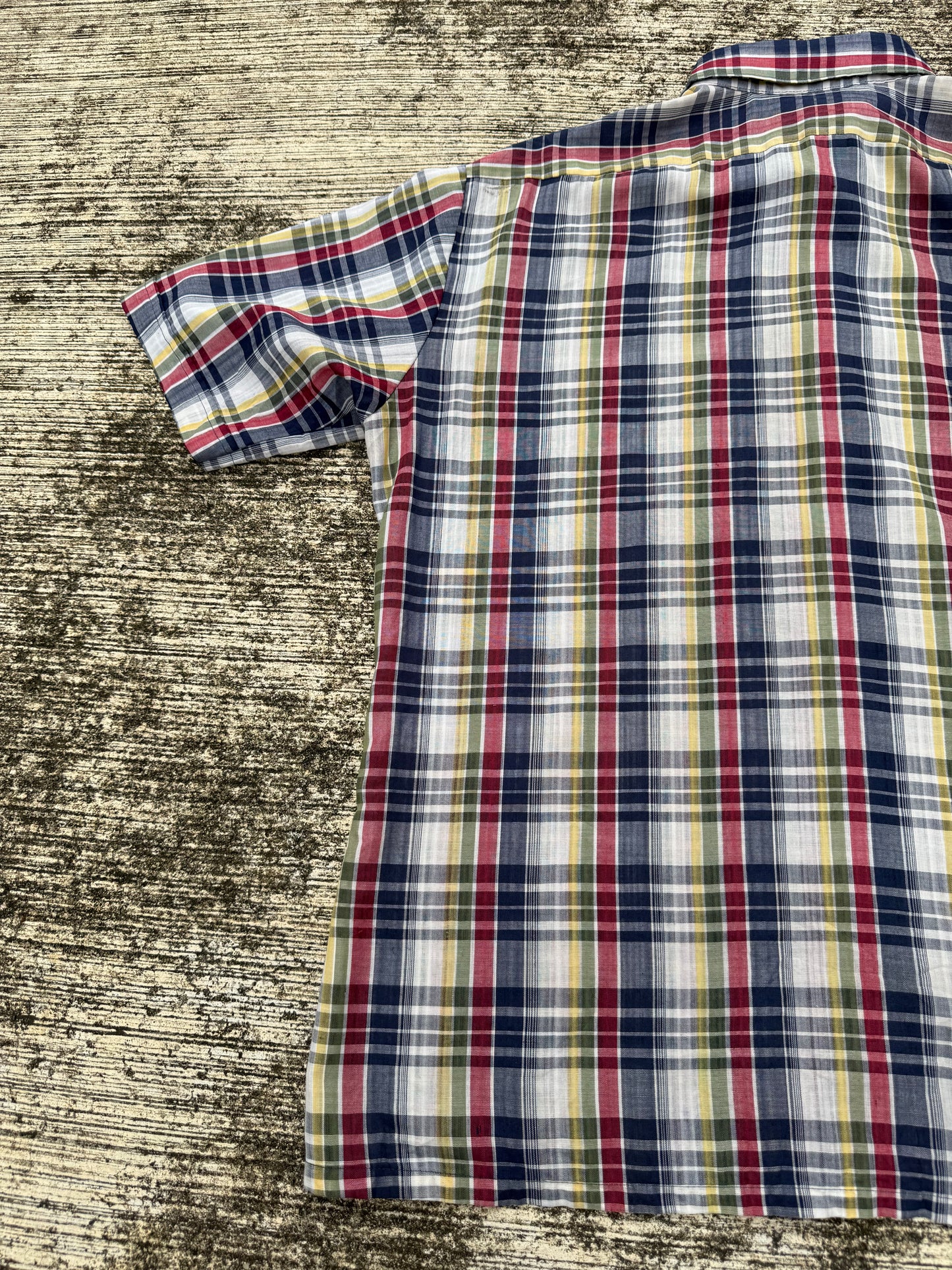 Vintage Kingsport Plaid Short Sleeve Shirt