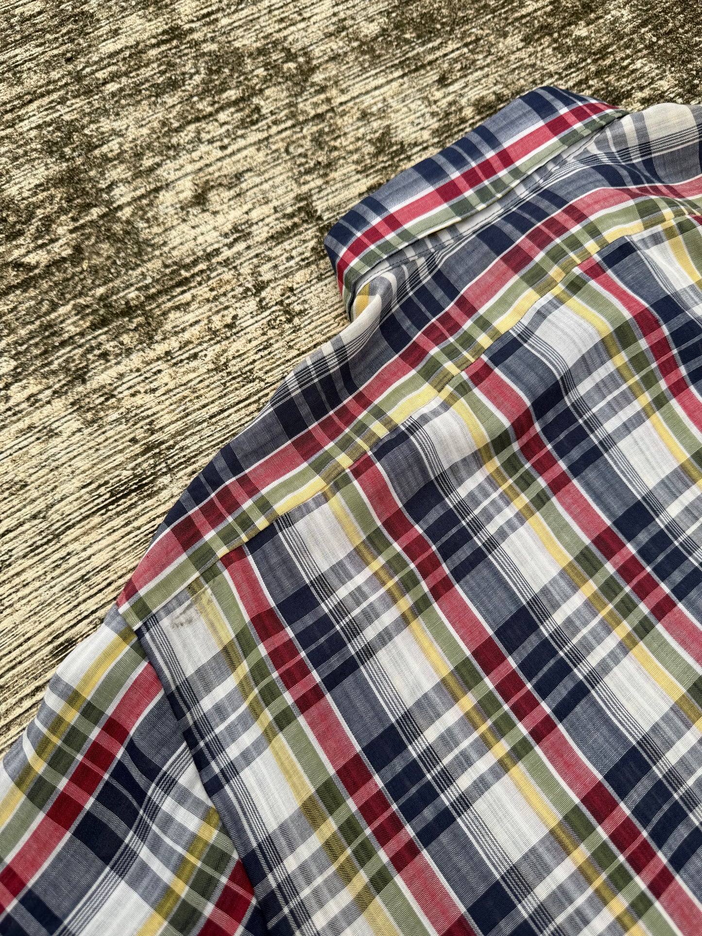 Vintage Kingsport Plaid Short Sleeve Shirt