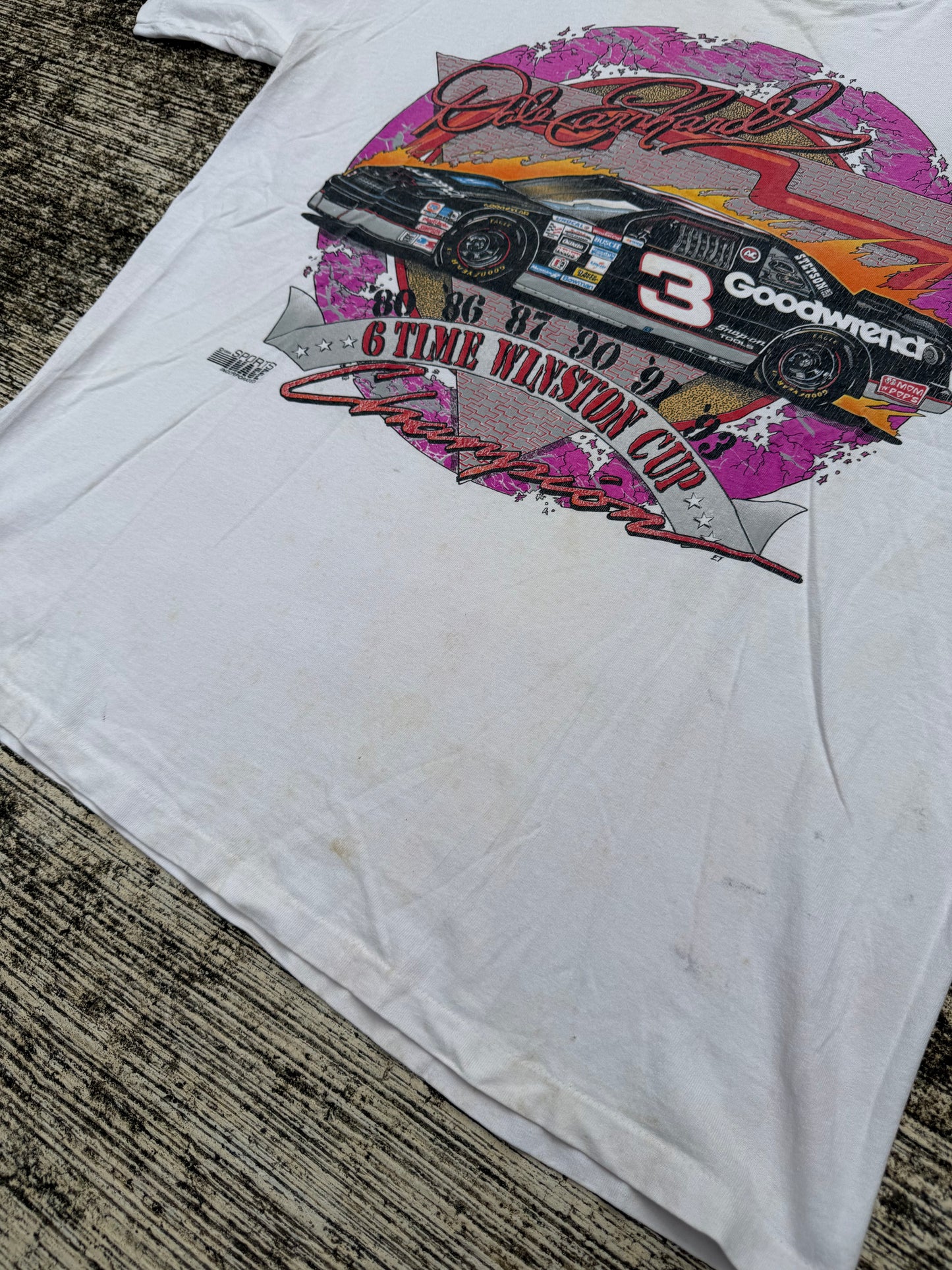 1990s Dale Earnhardt NASCAR Winston Cup Champion Tee
