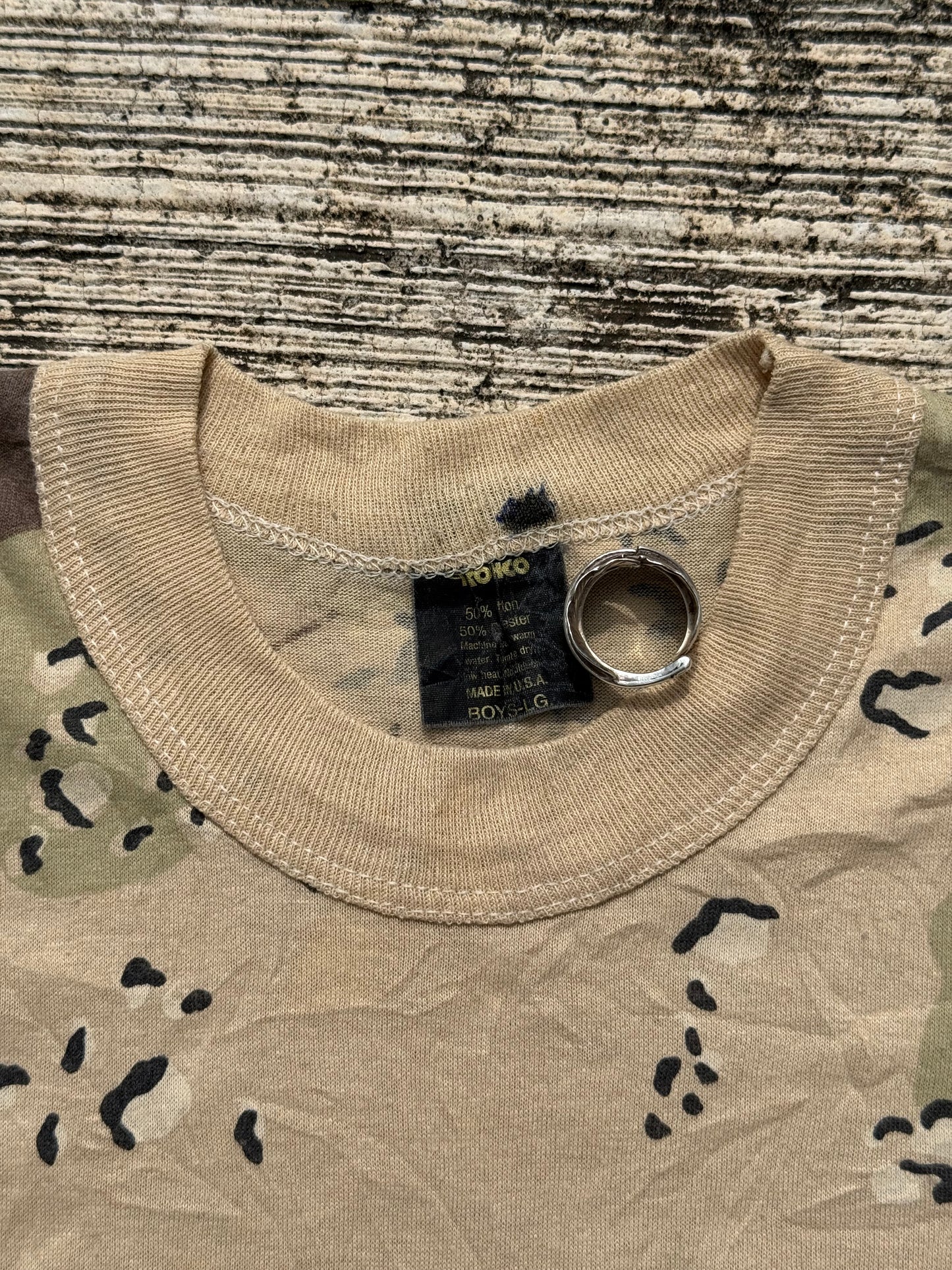 Vintage 1990s Kid’s Desert Camo Tee