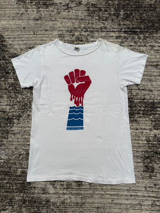 Vintage 1970s Fight Mart Protest Graphic Tee