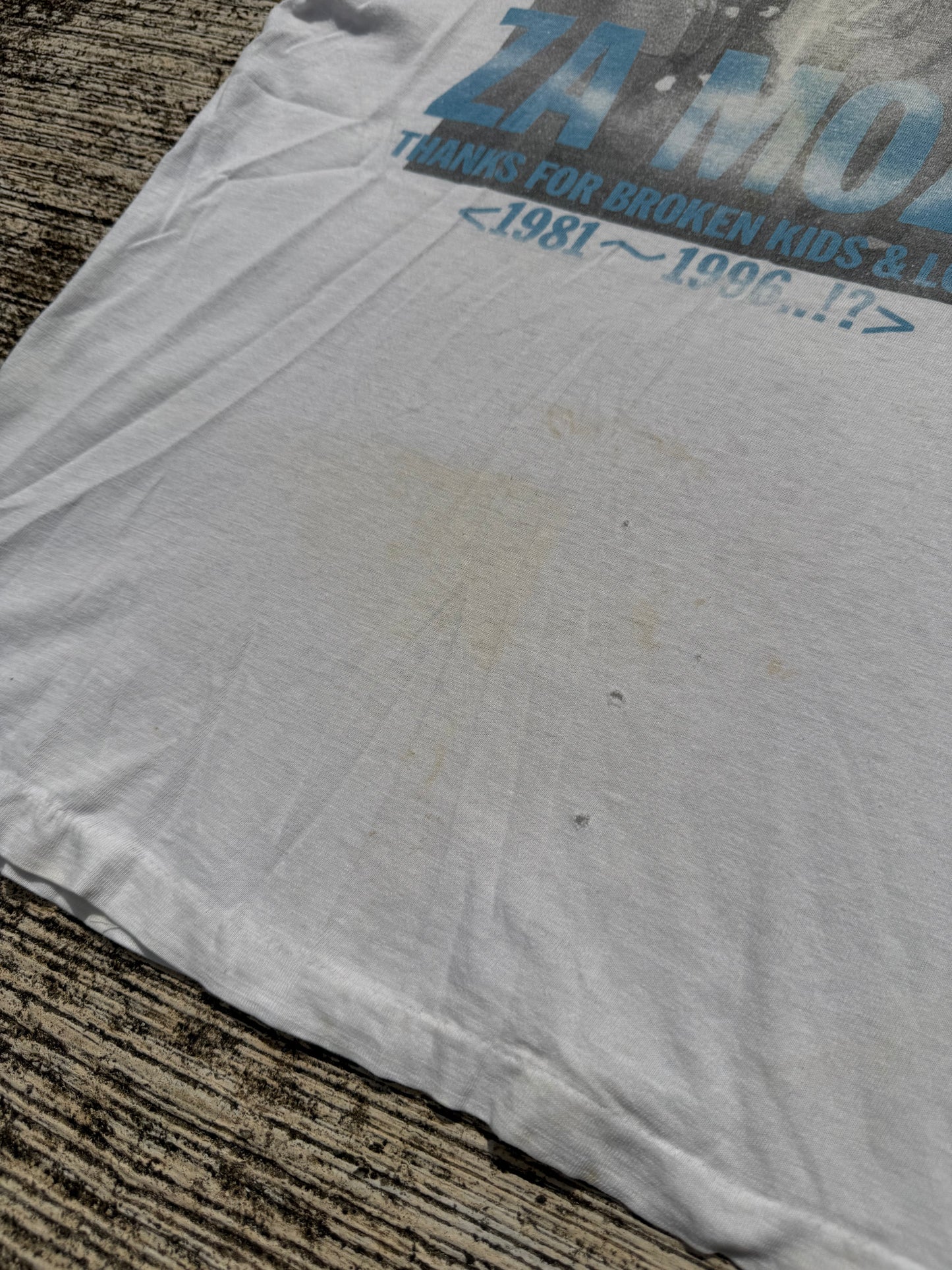 Original 1990s Za Mozz Japanese Band Tee