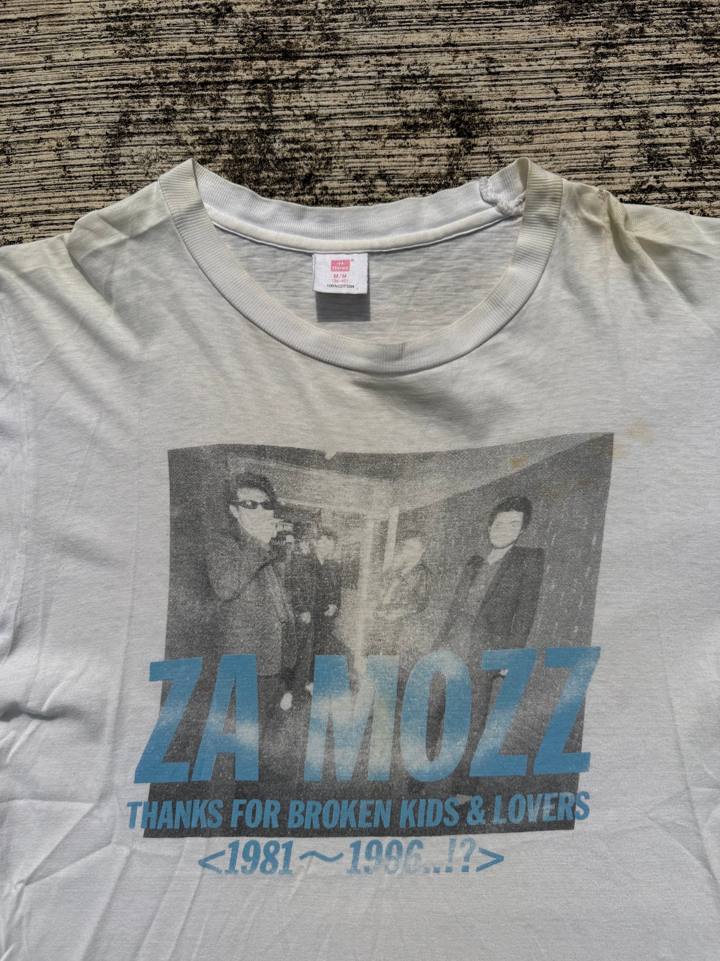 Original 1990s Za Mozz Japanese Band Tee
