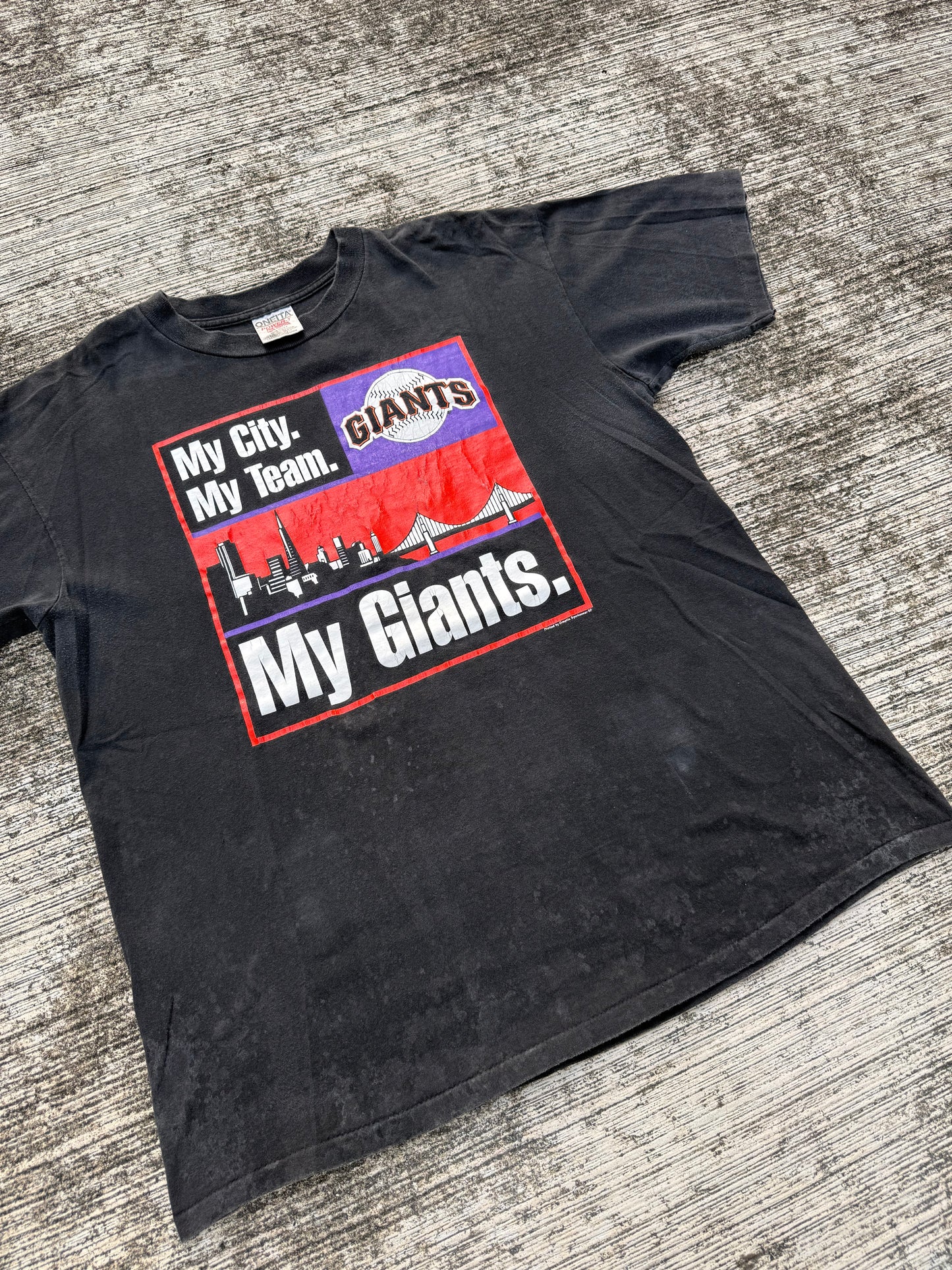 Vintage 1990s San Francisco Giants Tee – “My City. My Team. My Giants.”