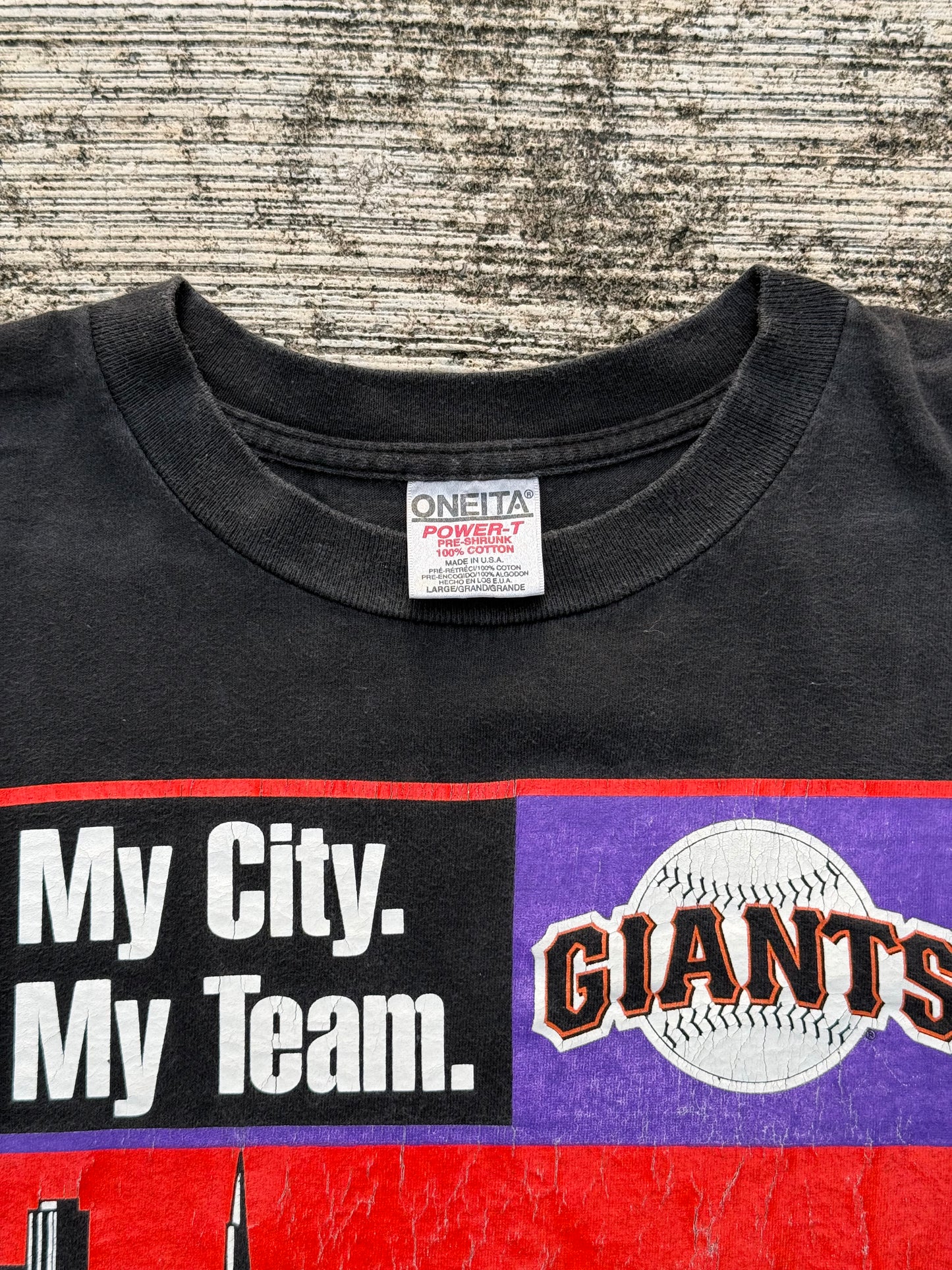 Vintage 1990s San Francisco Giants Tee – “My City. My Team. My Giants.”