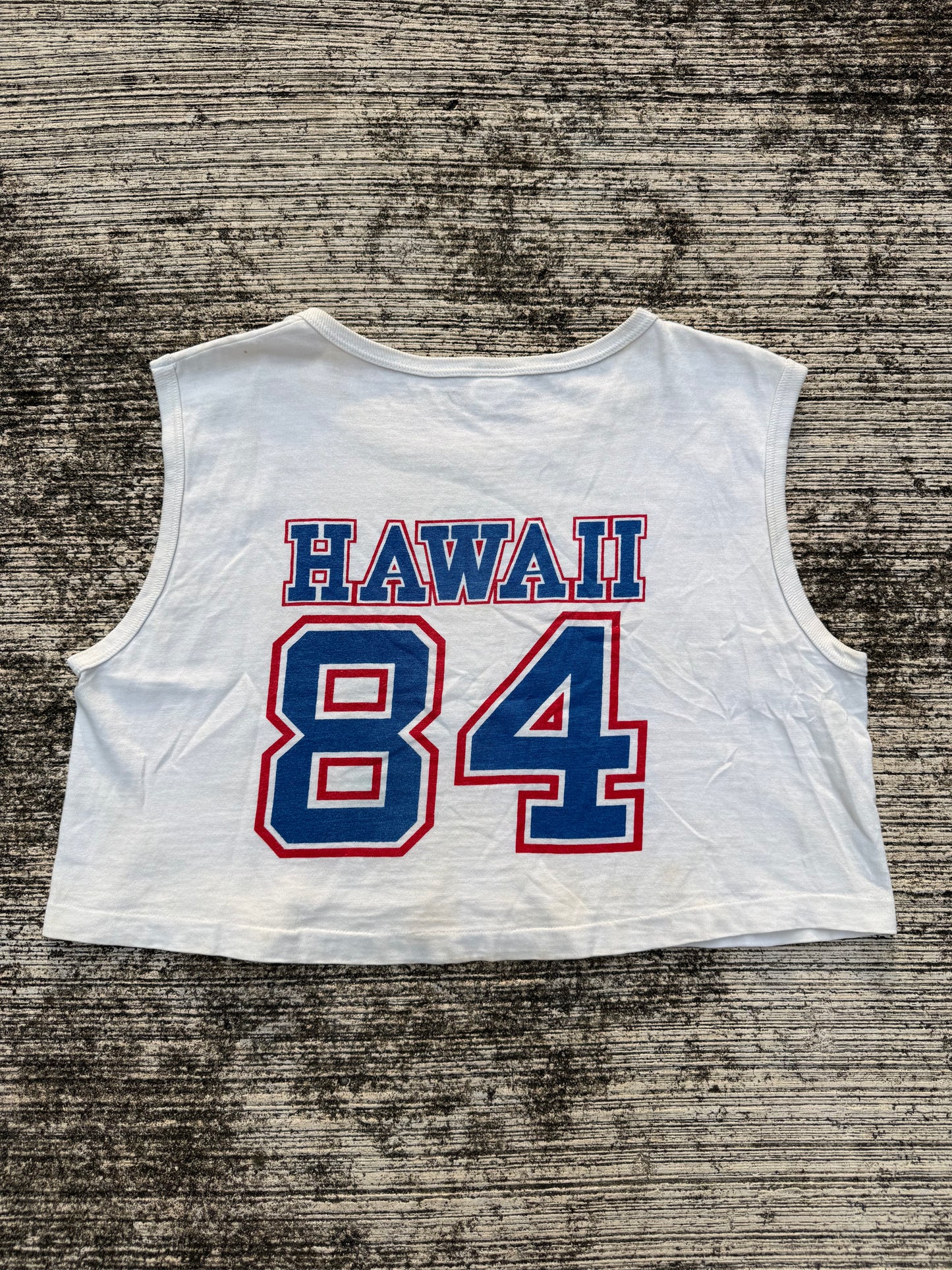 Vintage 1980s Hawaii 84 Crop Tank Top – Crazy Shirts Hawaii