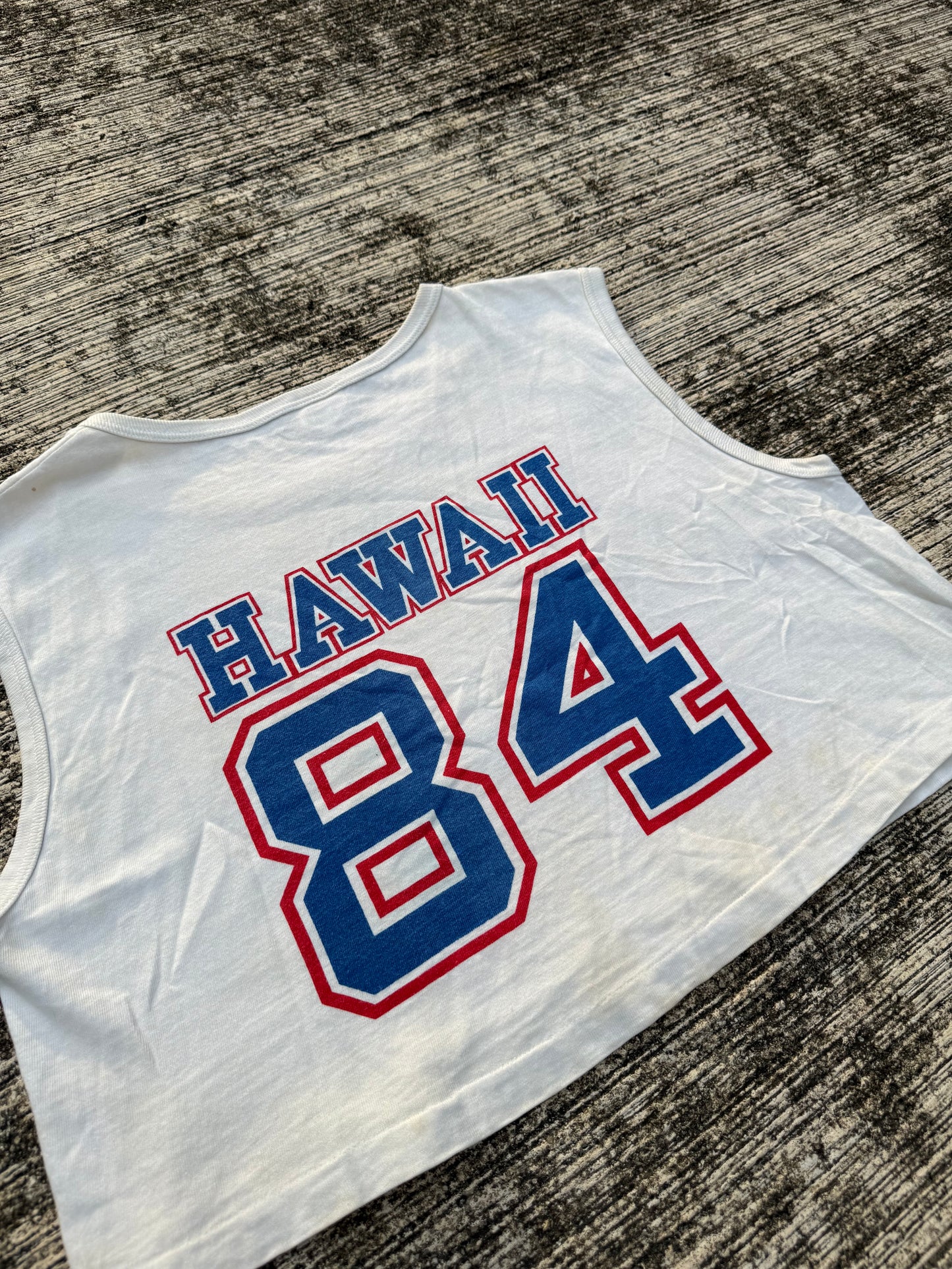 Vintage 1980s Hawaii 84 Crop Tank Top – Crazy Shirts Hawaii