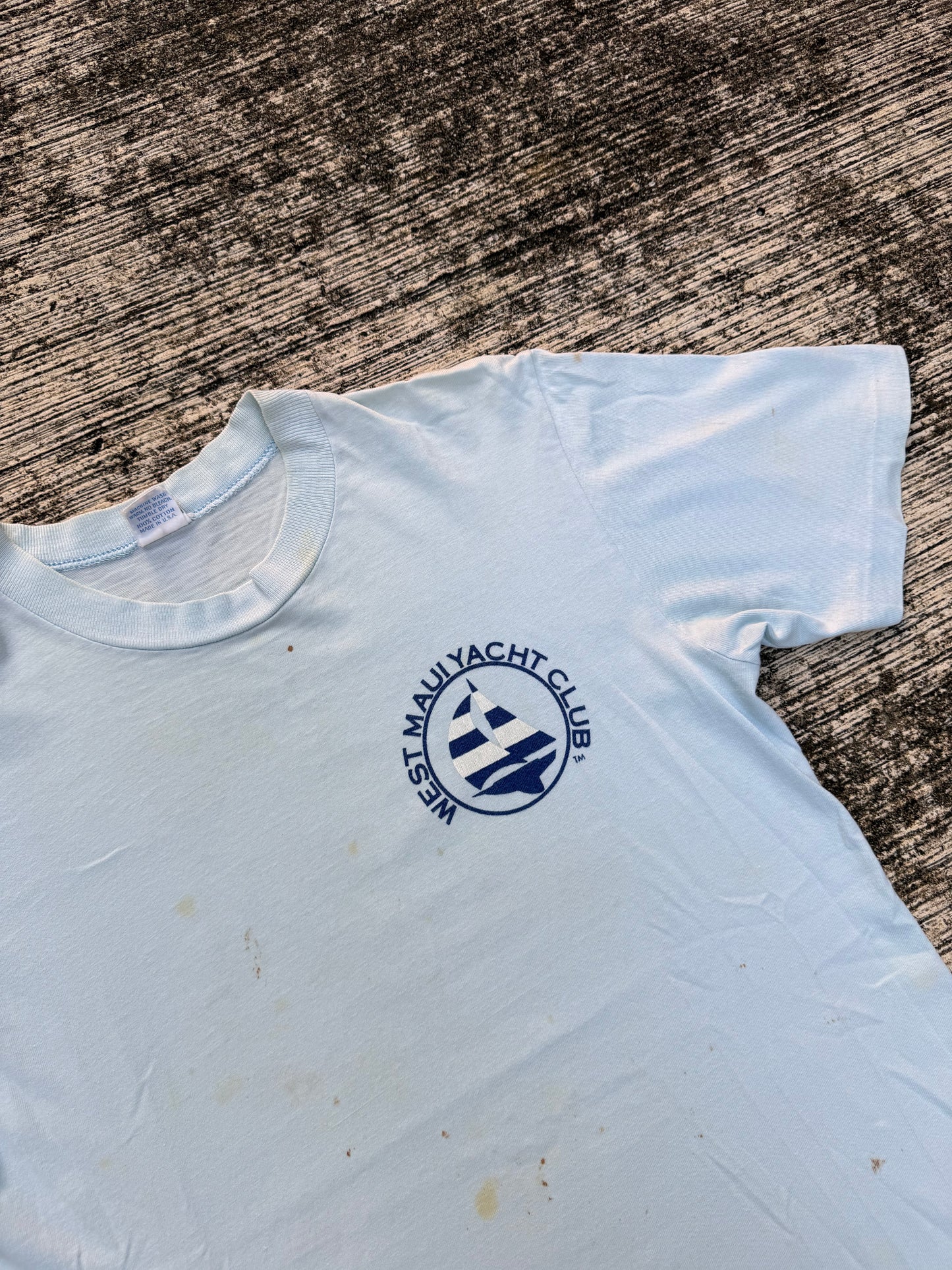 Vintage 1980s West Maui Yacht Club Tee – Crazy Shirts Hawaii