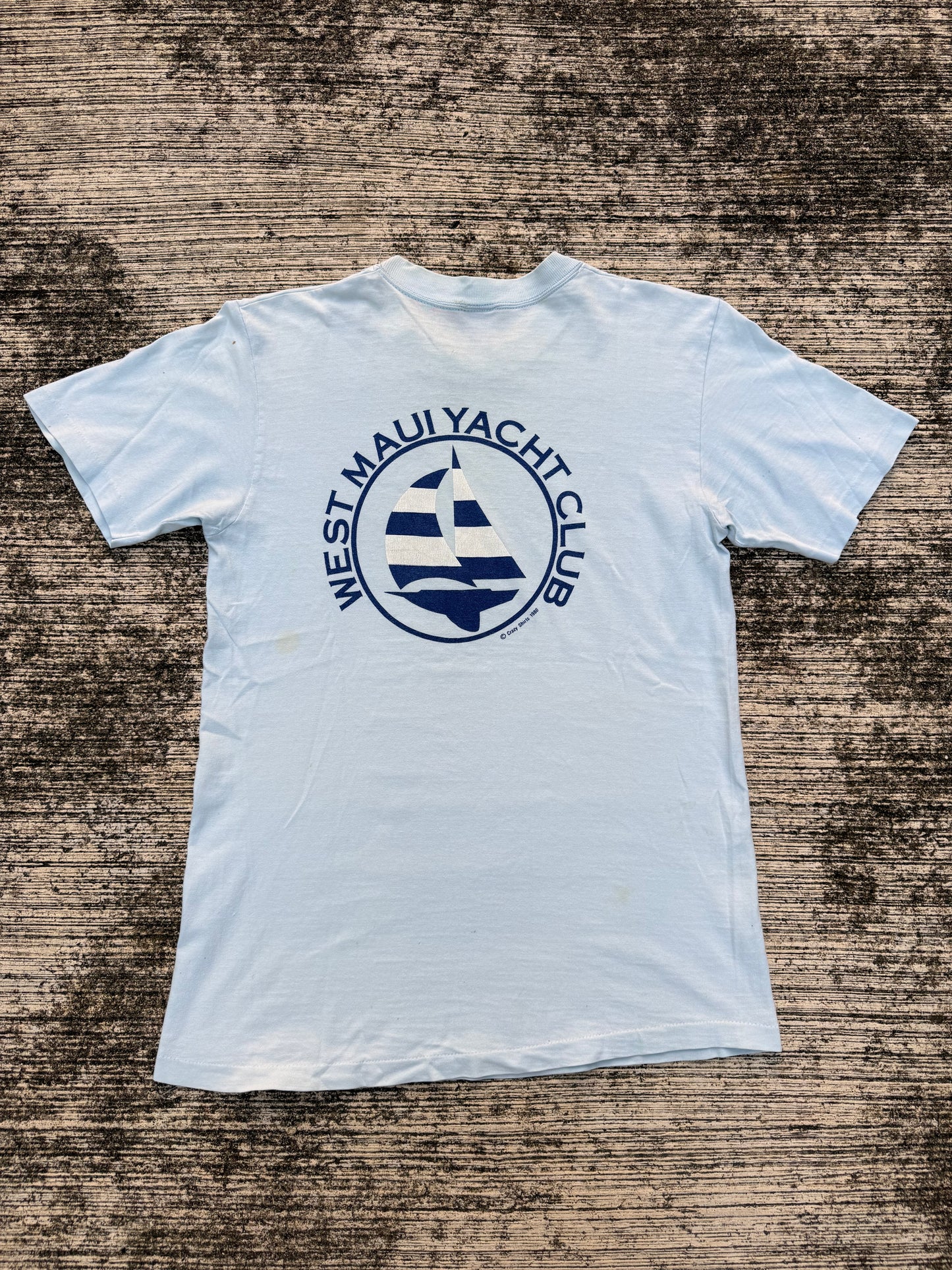 Vintage 1980s West Maui Yacht Club Tee – Crazy Shirts Hawaii