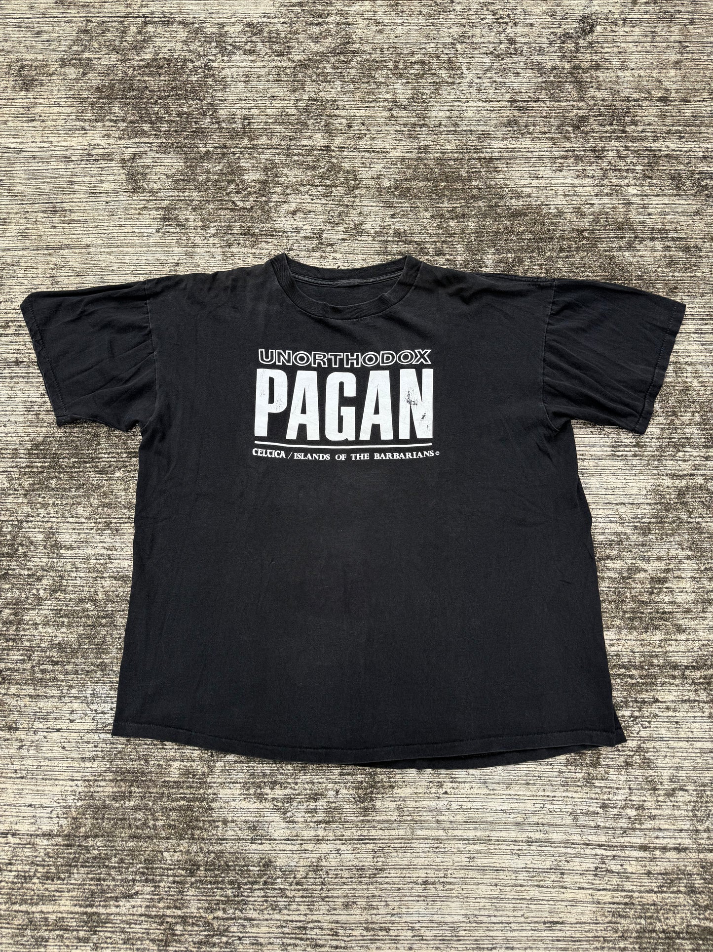 Vintage Unorthodox Pagan Celtica / Islands of the Barbarians Tee
