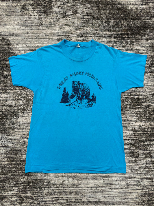 Vintage 80s Great Smoky Mountains Bear Tee