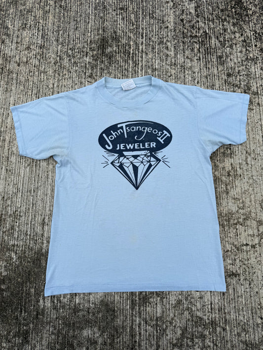 Vintage 1980s John Tsangeos II Jeweler Tee