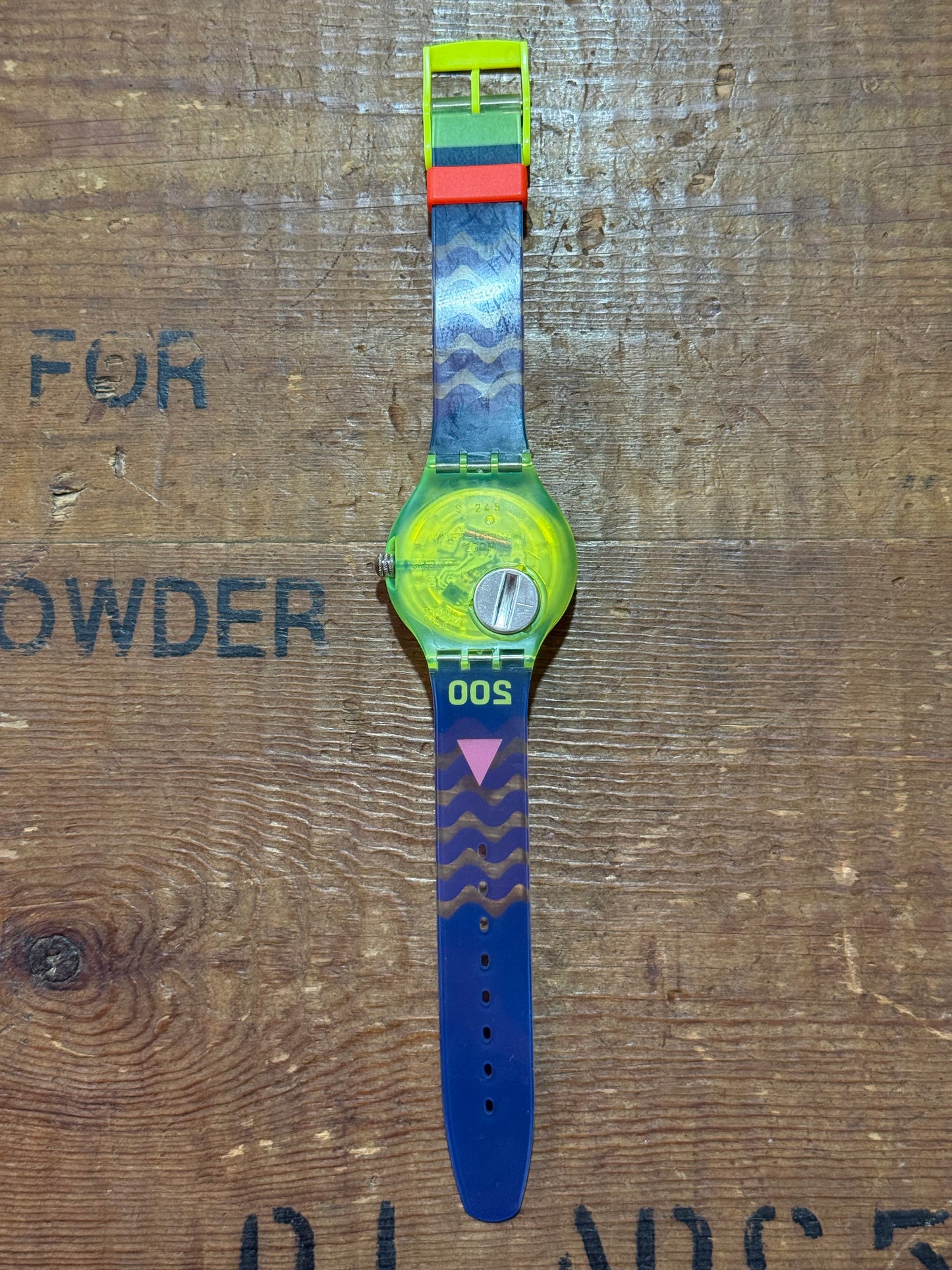 Vintage Swatch Scuba Junk Not Working For Parts