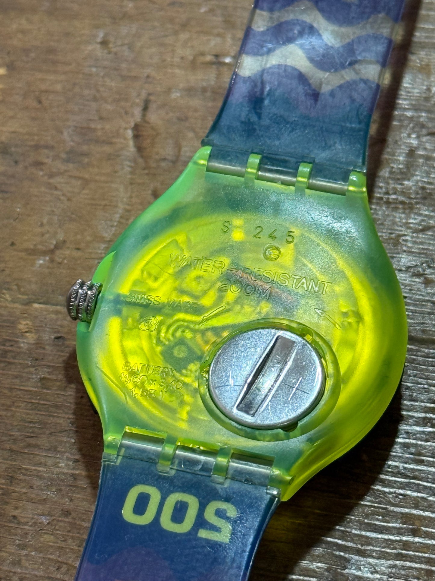 Vintage Swatch Scuba Junk Not Working For Parts