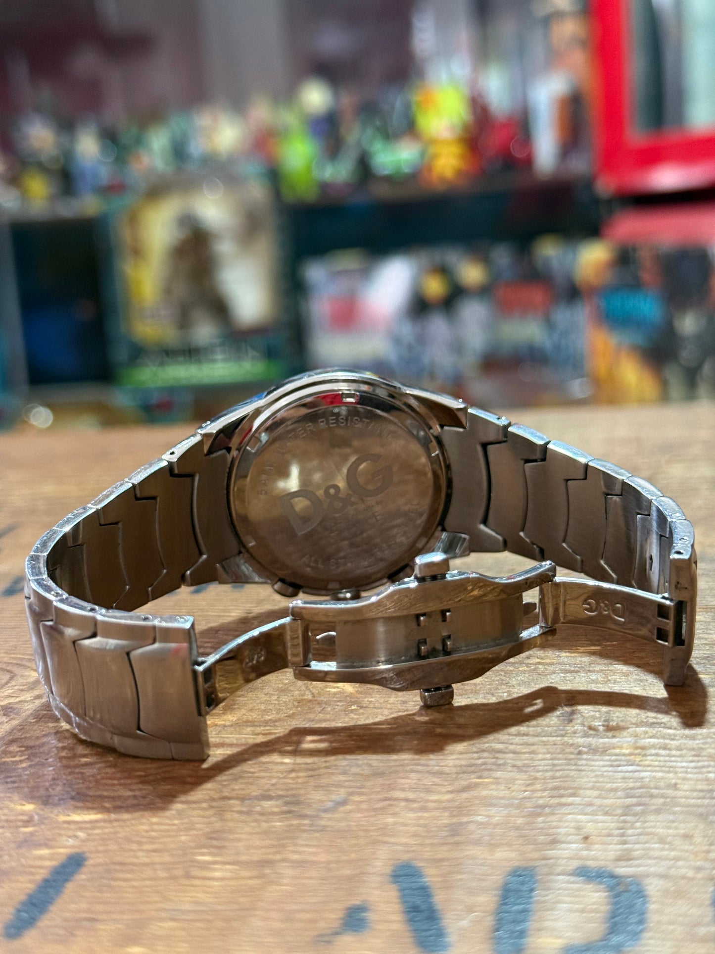 D&G Dolce Gabbana Chronograph Watch Junk Not Working For Parts