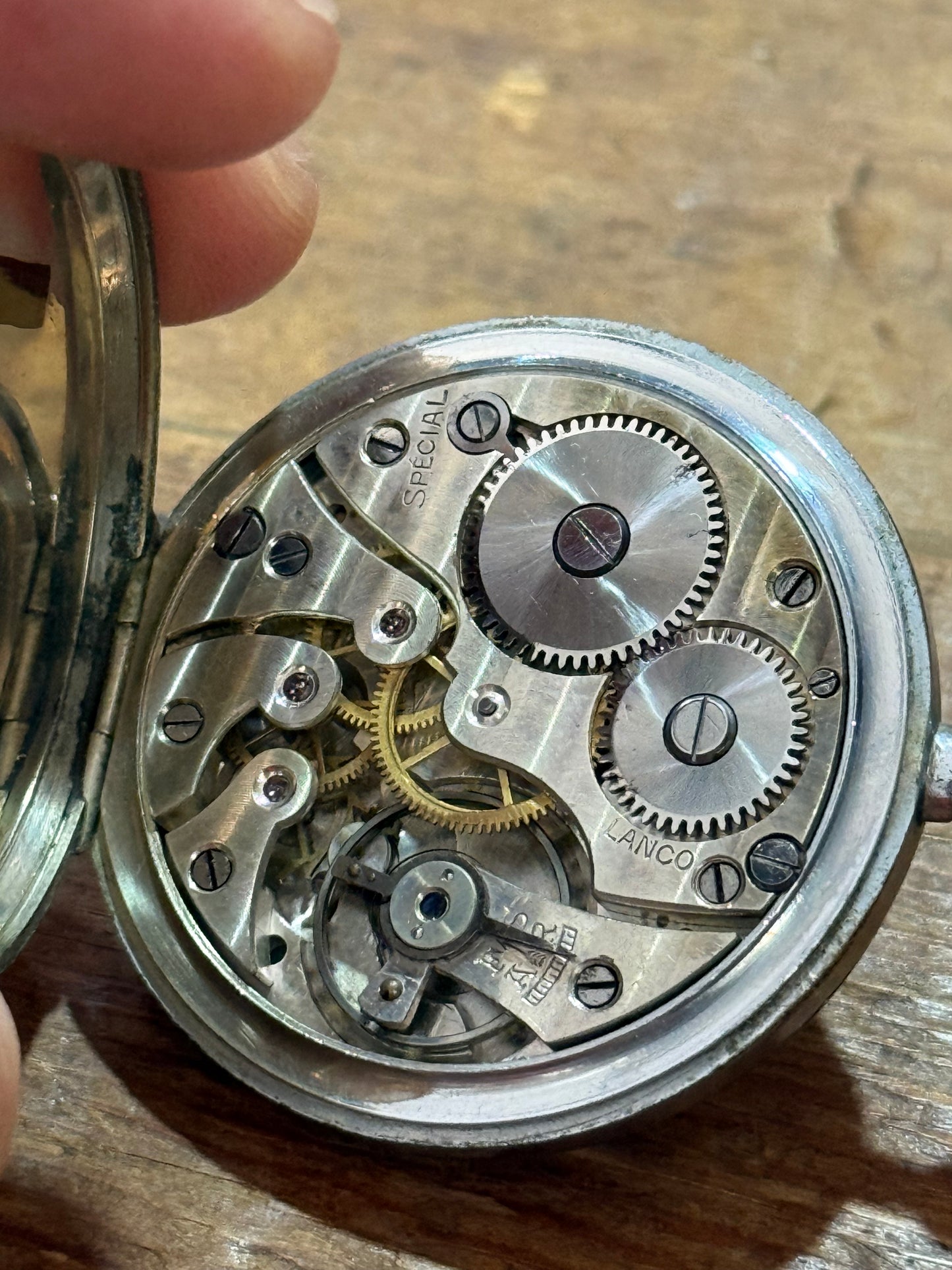 Antique Lanco Special Pocket Watch Art Deco Swiss Manual Wind 1920s–30s