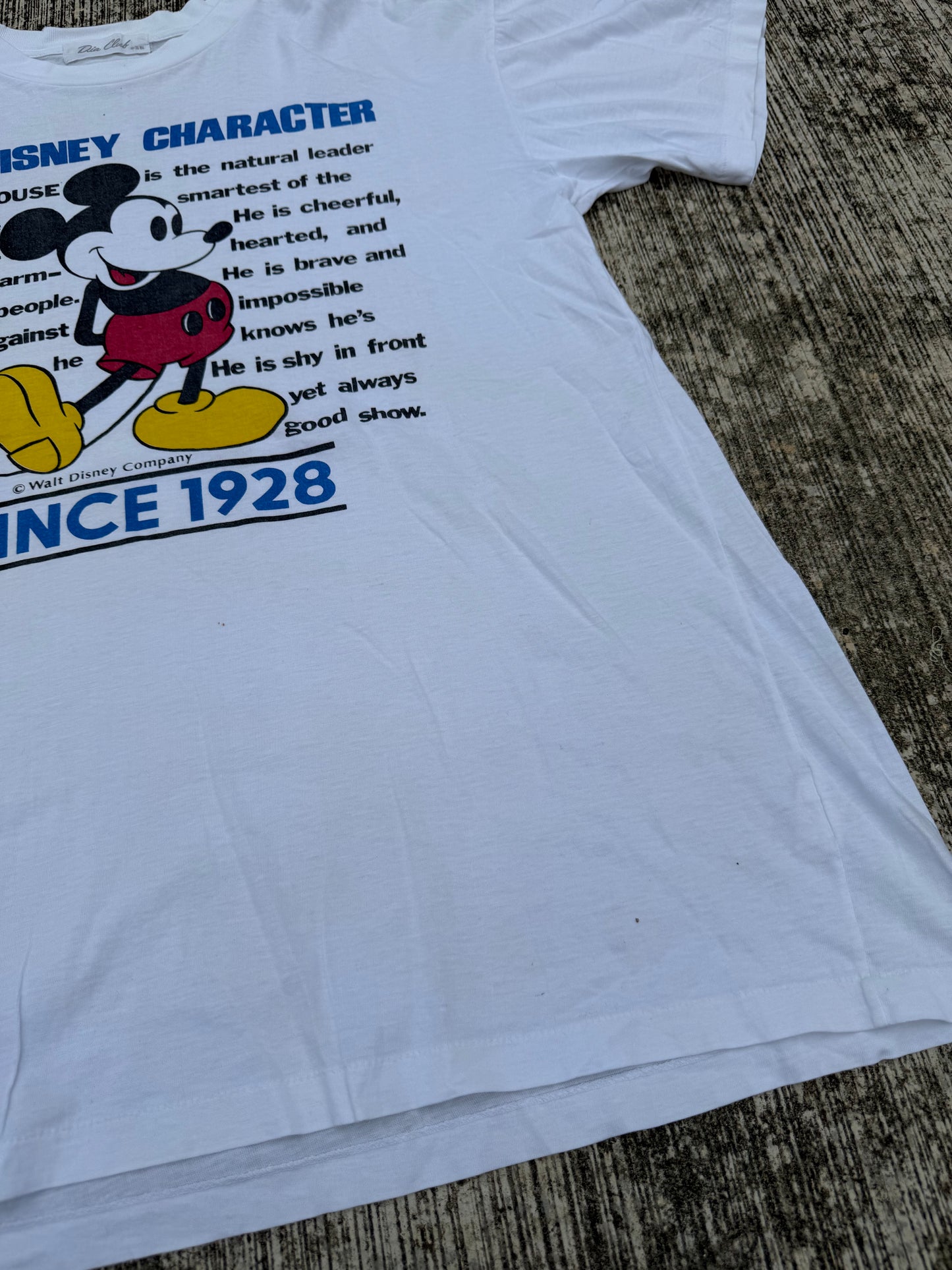 Vintage Mickey Mouse Walt Disney Character Tee