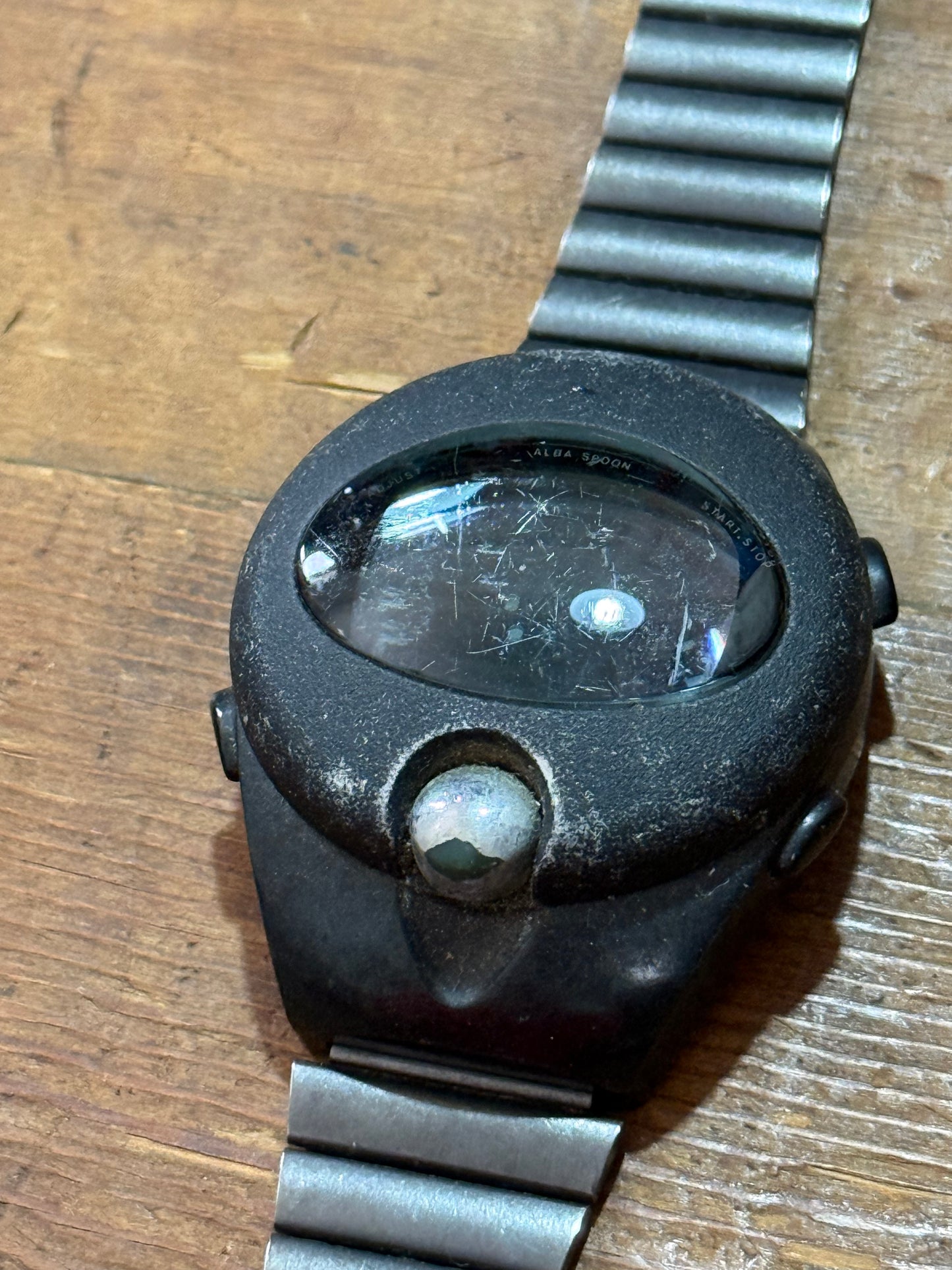 Vintage Alba Spoon Watch Junk Not Working For Parts