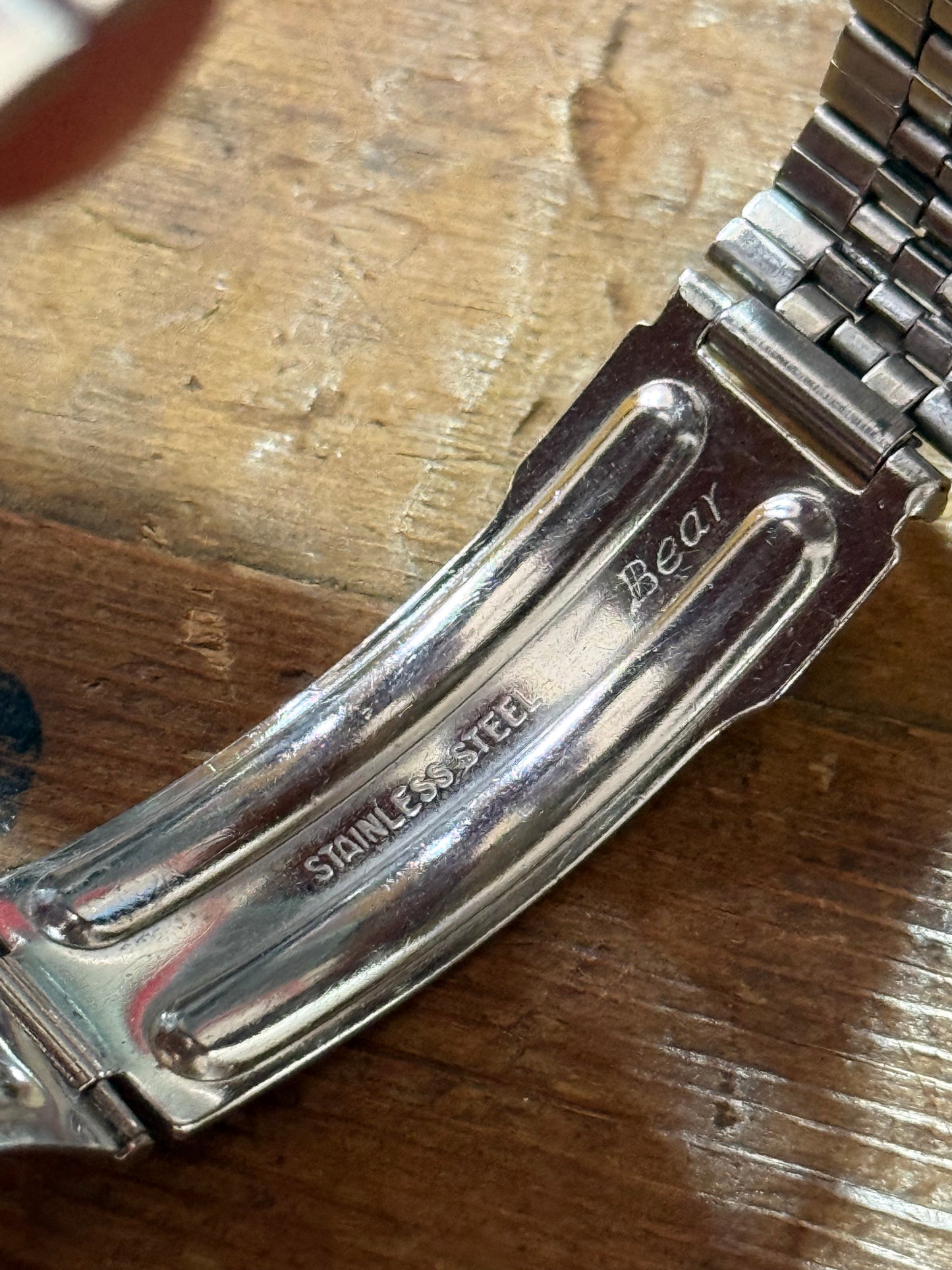 Vintage Alba Day Date Watch Junk Not Working For Parts