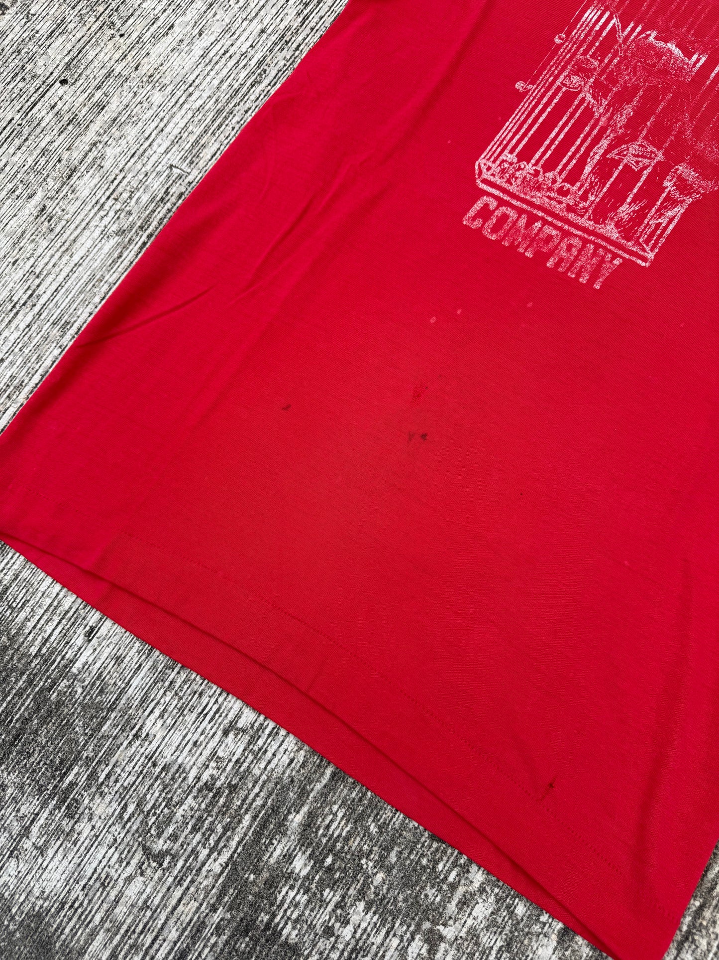 Vintage 70s Fisher Service Company Football Tee