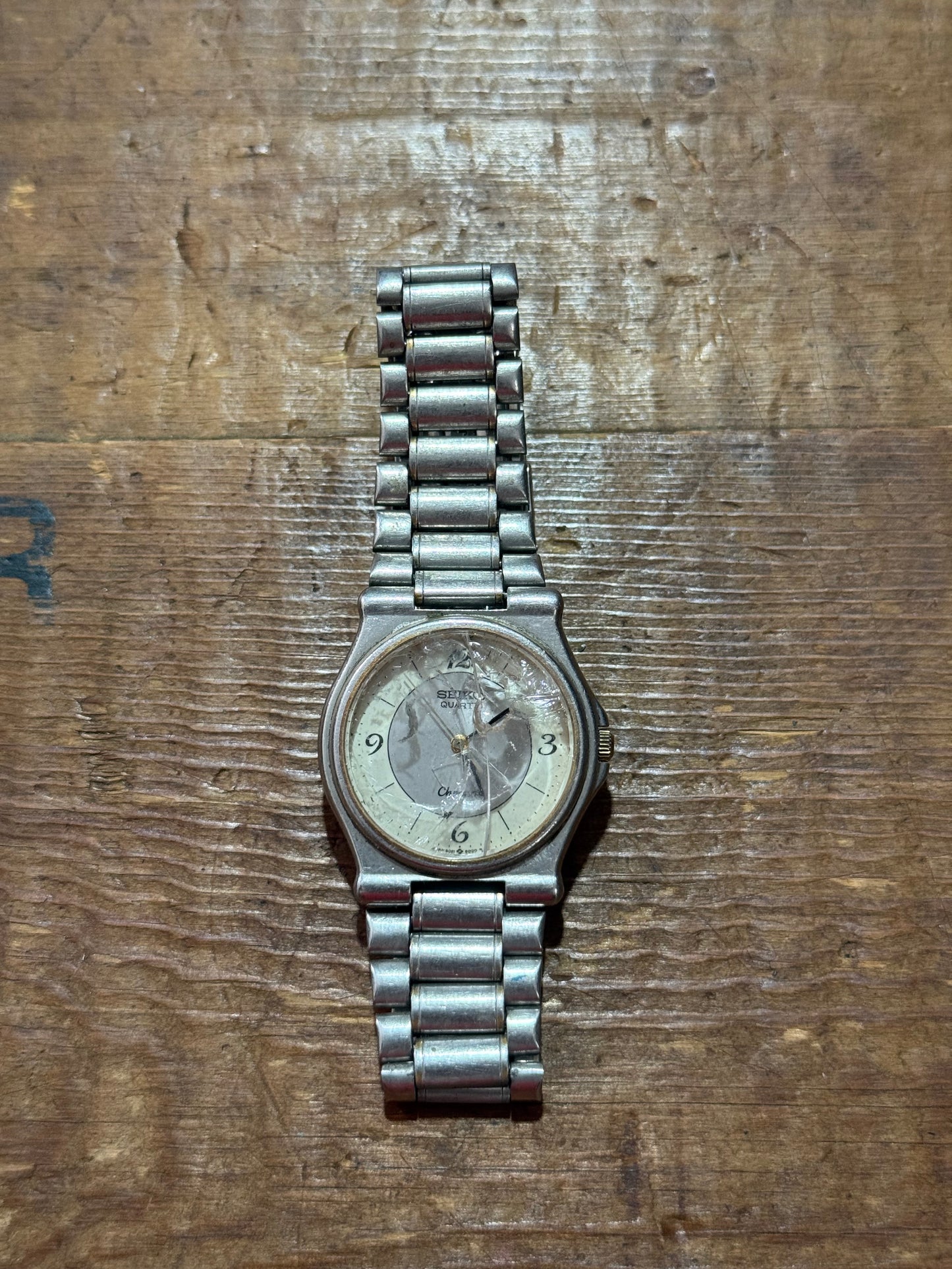 Vintage Seiko Chronos Junk Not Working For Parts