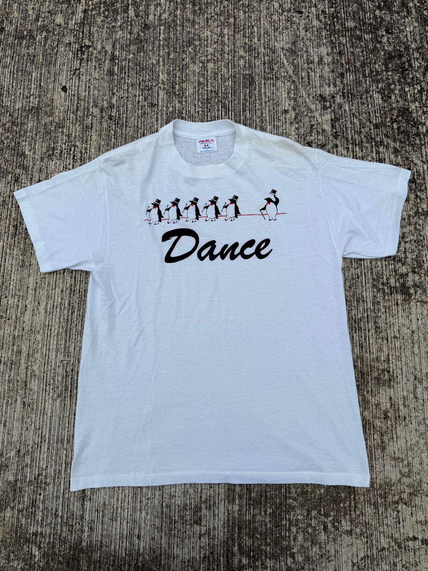 Vintage 80s “Dance Penguins” Tee
