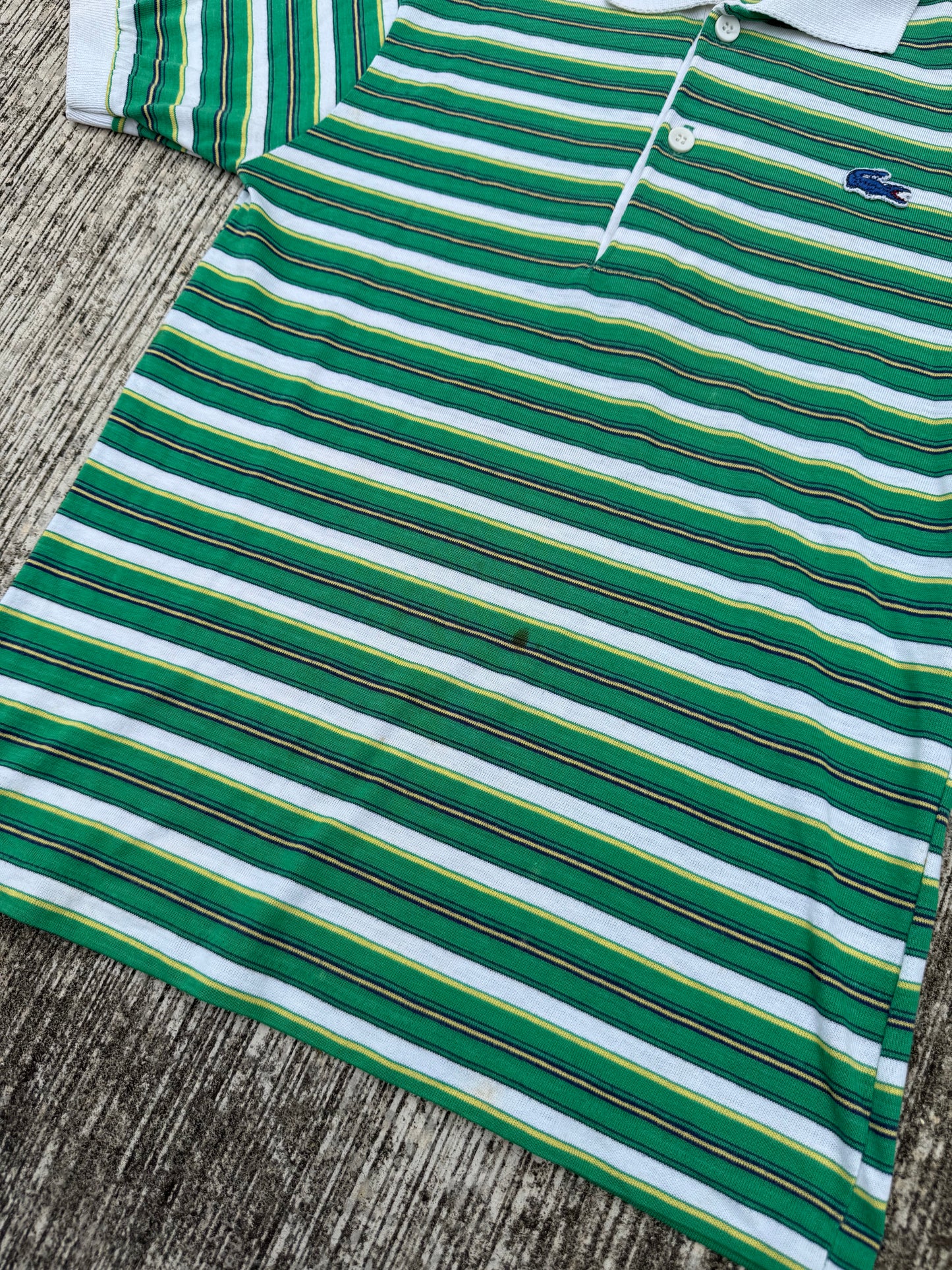 Vintage Izod Lacoste Striped Kids Polo Shirt