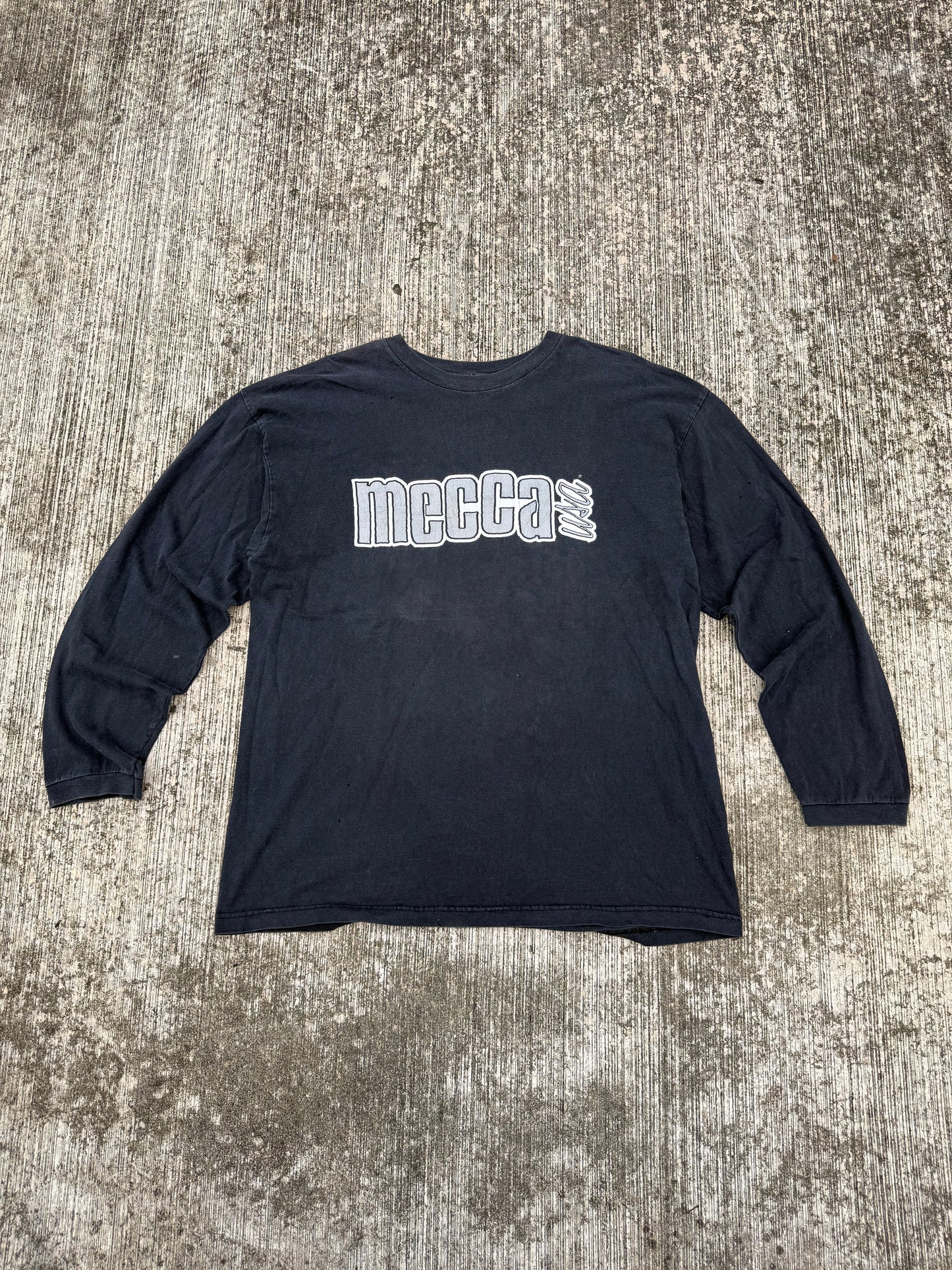 Vintage 90s Mecca USA Long Sleeve Tee