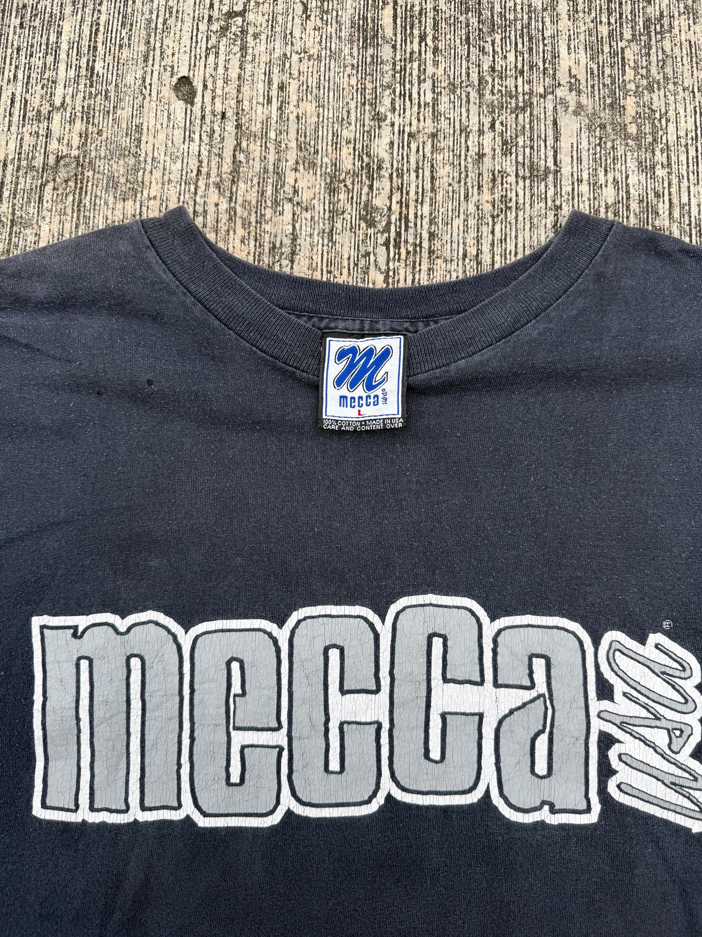 Vintage 90s Mecca USA Long Sleeve Tee