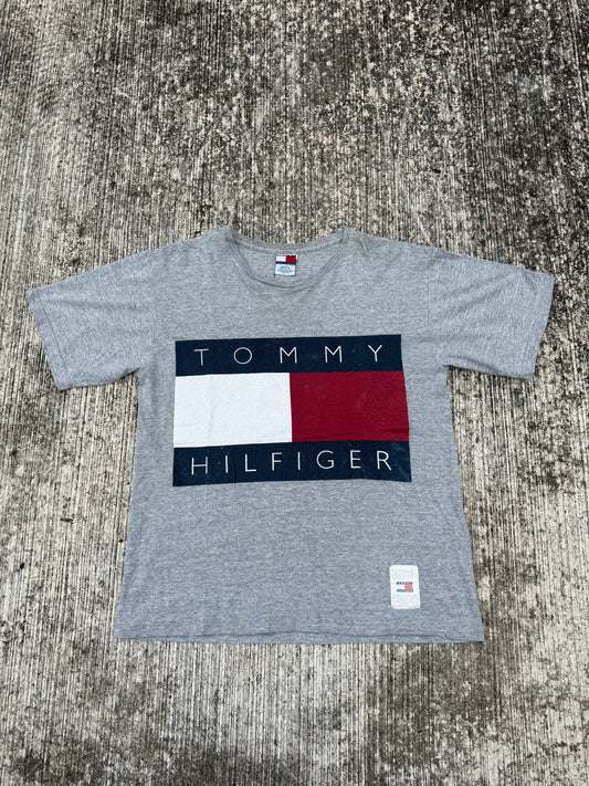 Vintage 90s Tommy Hilfiger Big Flag Logo Tee