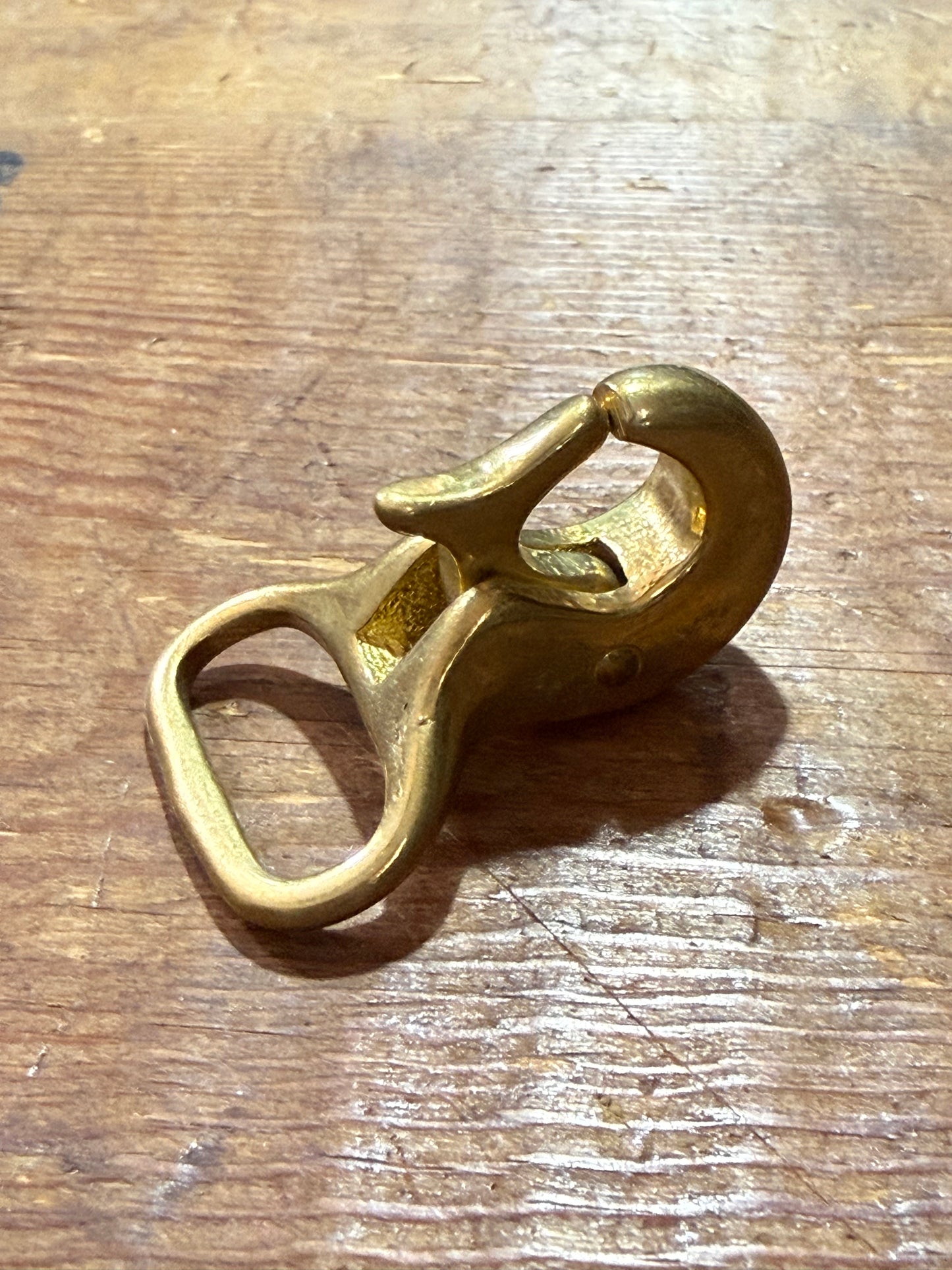 Vintage Brass Trigger Snap Hook Swivel Clip Small Key Holder Bag Hardware