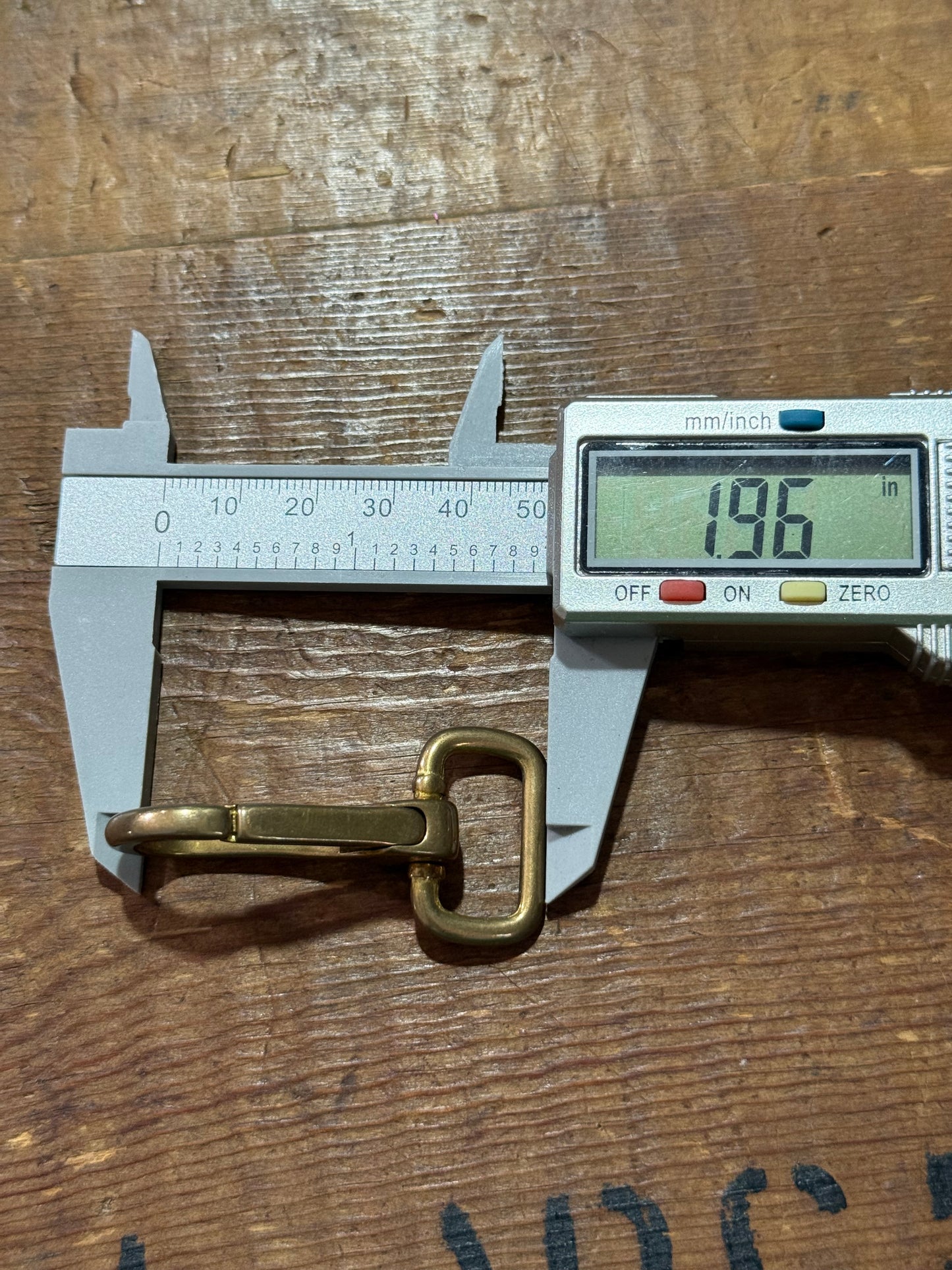 Vintage Brass Swivel Snap Hook Slim Clip Bag Strap Hardware Key Holder