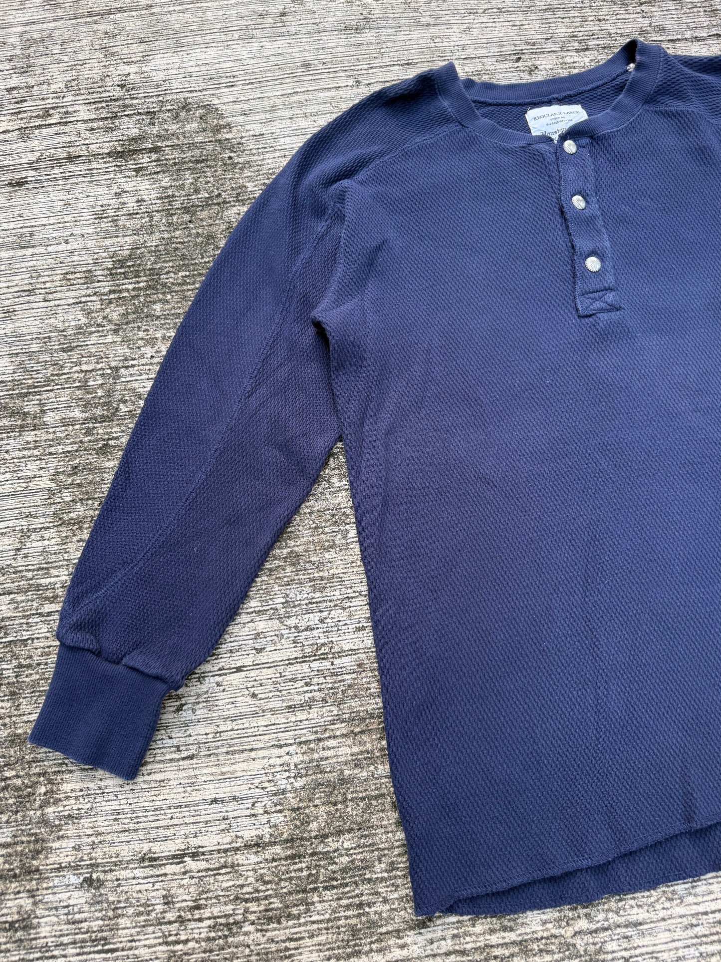 Houston Inspector Military Style Longsleeve Navy Blue Thermal Wear