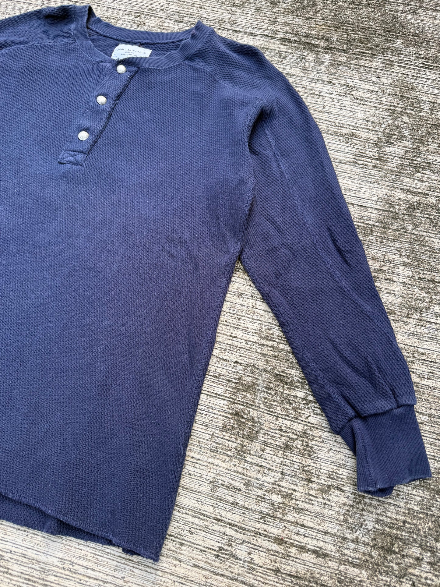 Houston Inspector Military Style Longsleeve Navy Blue Thermal Wear