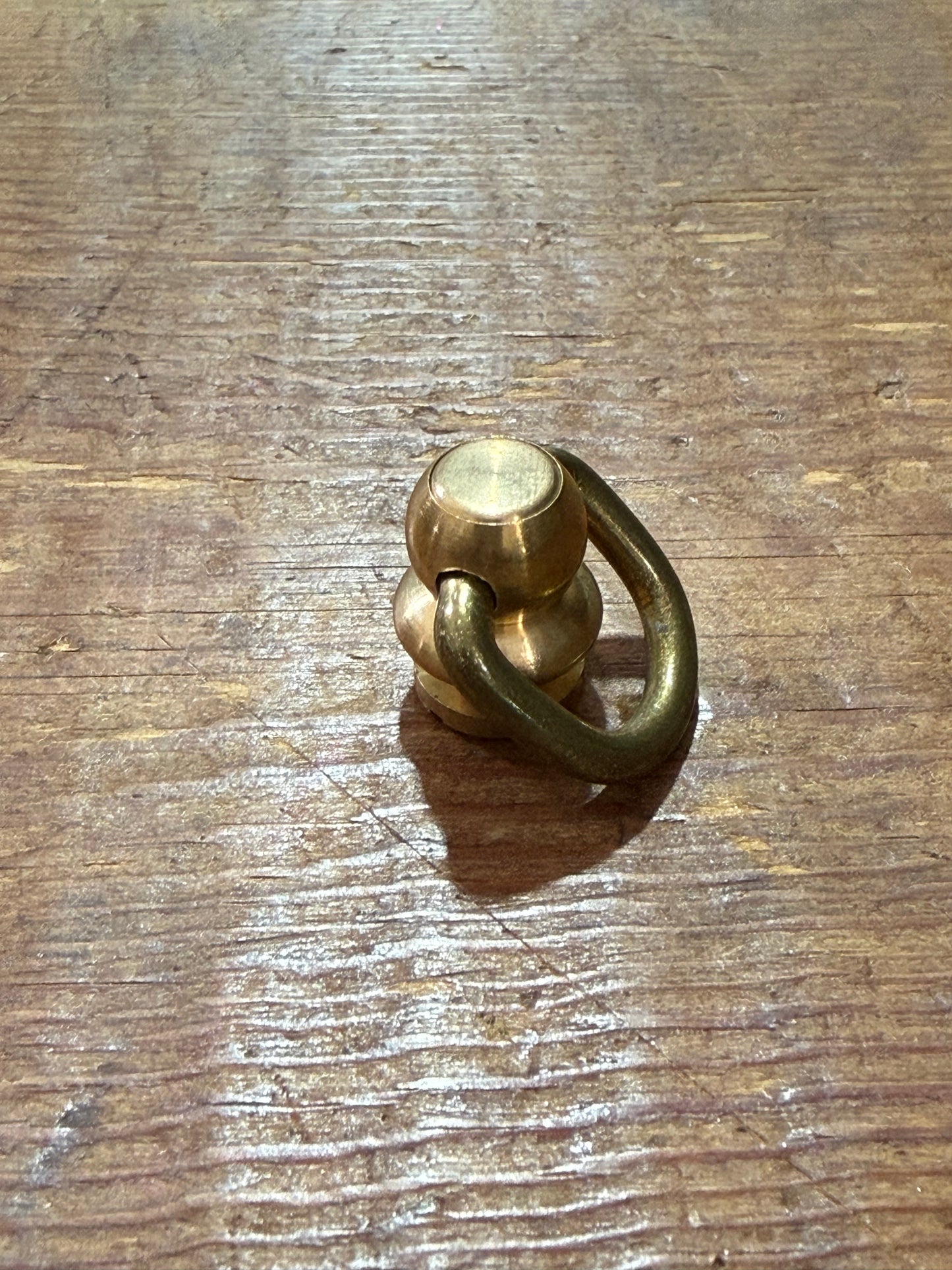 Vintage Brass Chicago Screw D-Ring Leather Craft Hardware Strap Connector