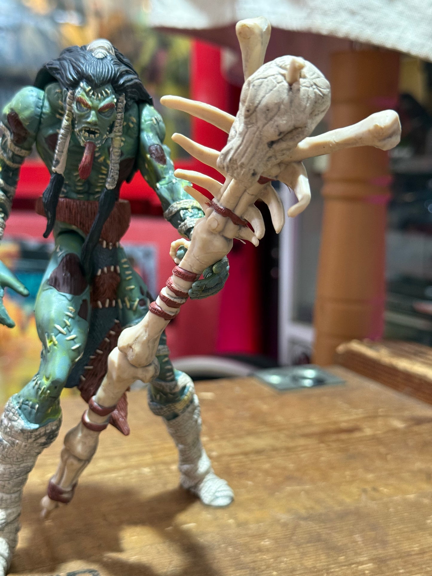 Vintage 1996 McFarlane Wetworks Frankenstein Green Variant Action Figure