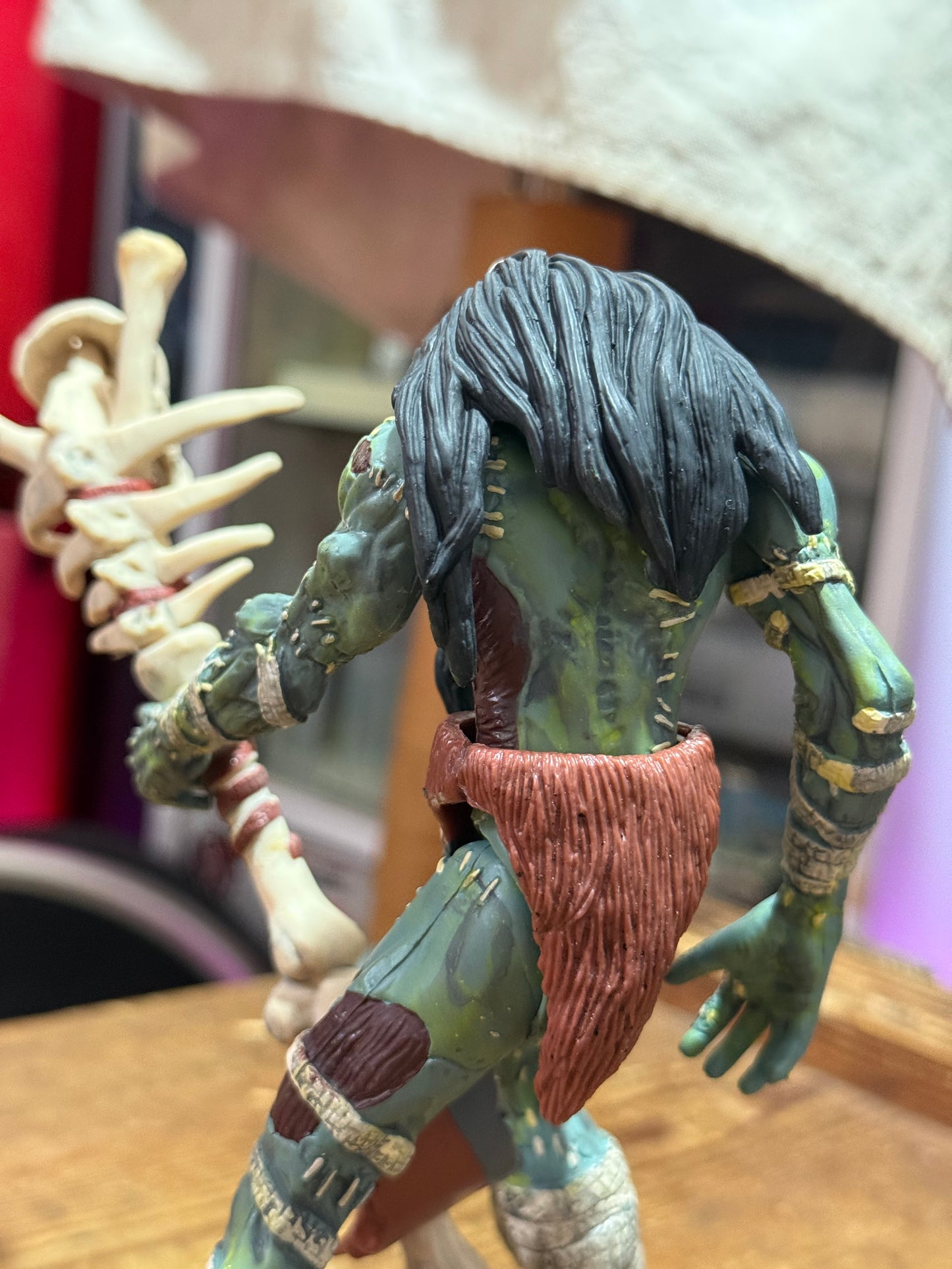 Vintage 1996 McFarlane Wetworks Frankenstein Green Variant Action Figure